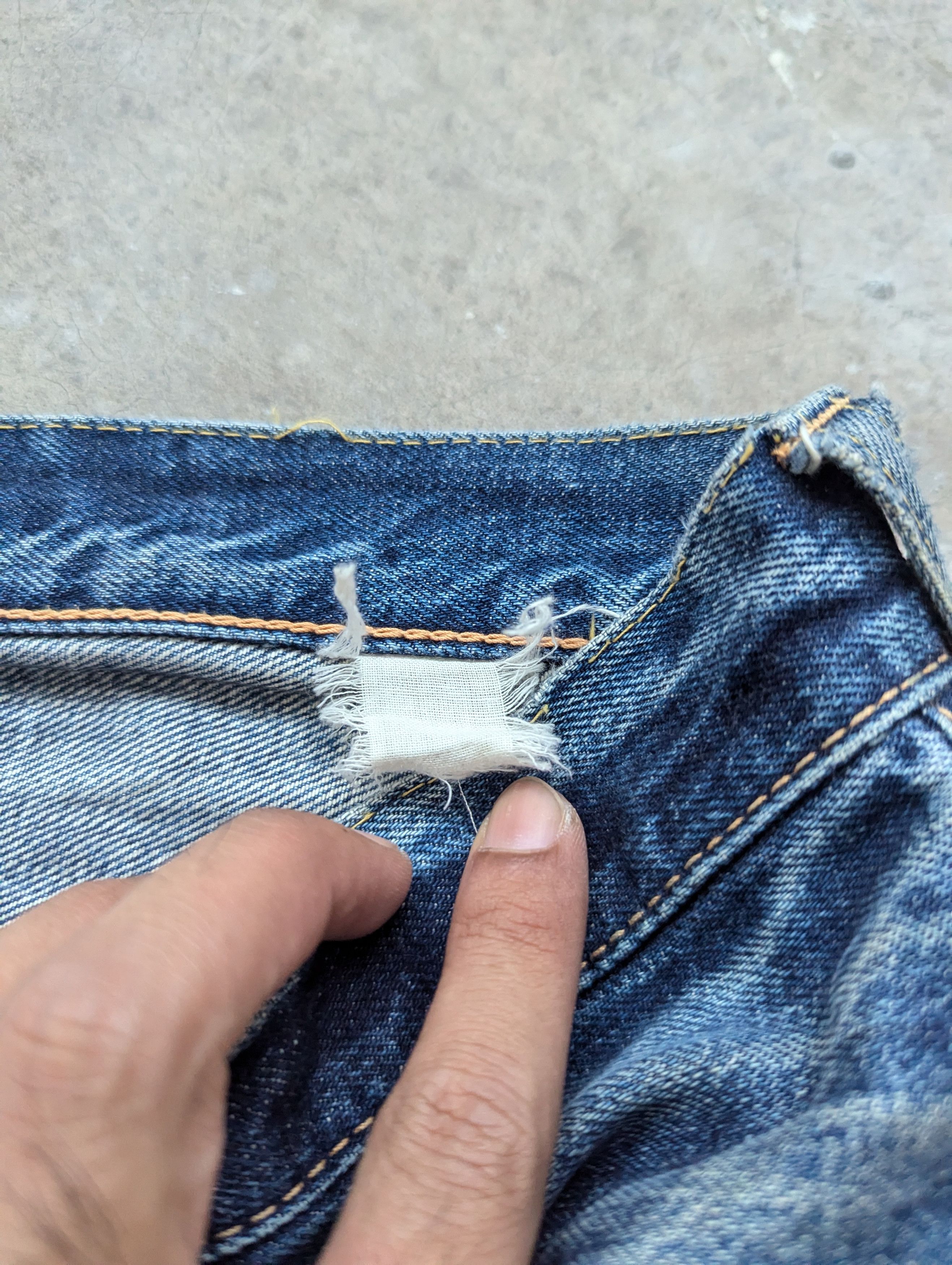 Japanese Brand × Sugar Cane OPEN ORDER 🔥 Vintage Sugar Cane Selvedge Distressed Denim Size US 32 / EU 48 - 13 Thumbnail
