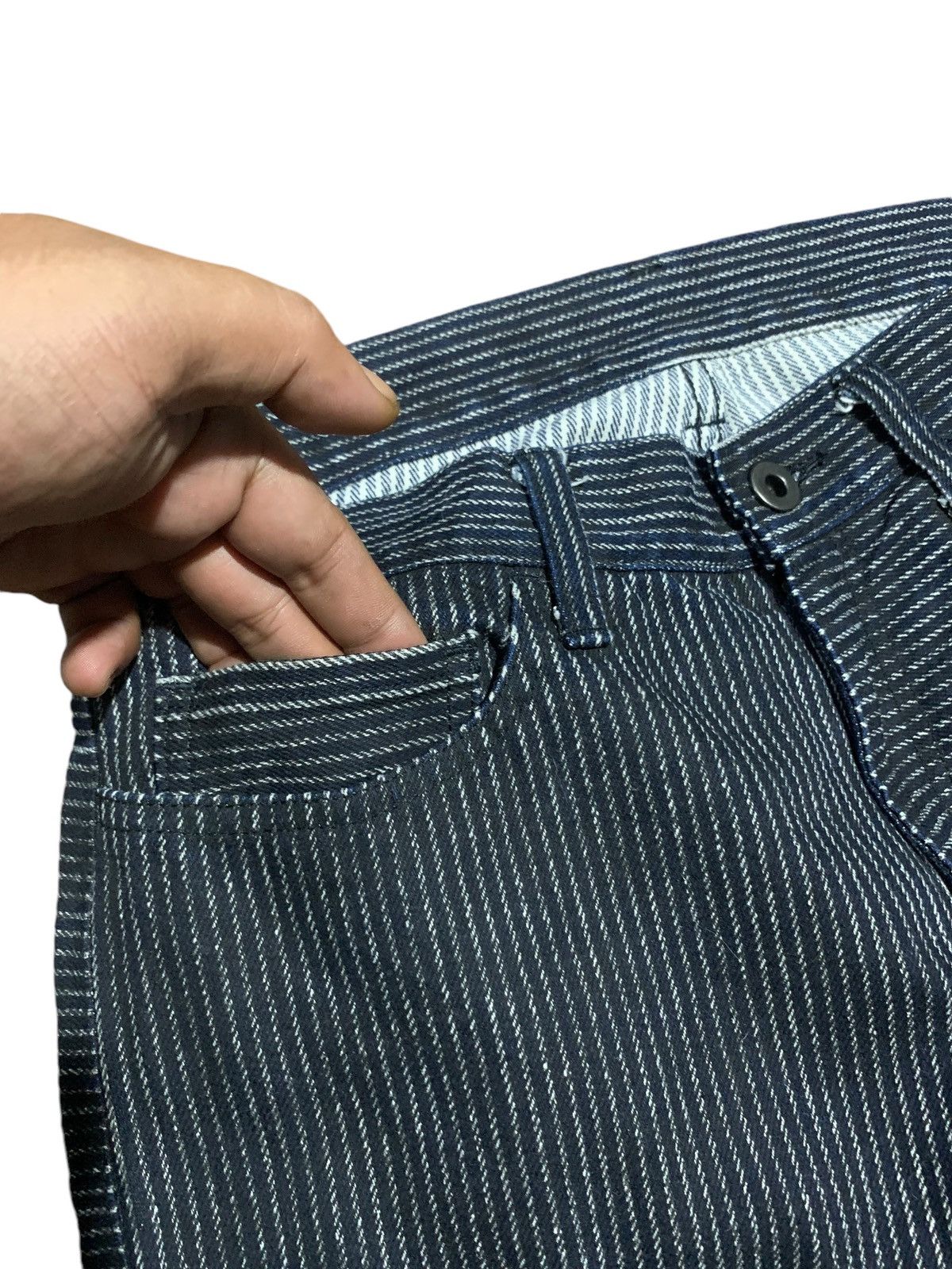 Hysteric Glamour Flare jeans The difference Ruppert patchwork striped Size US 31 - 5 Thumbnail