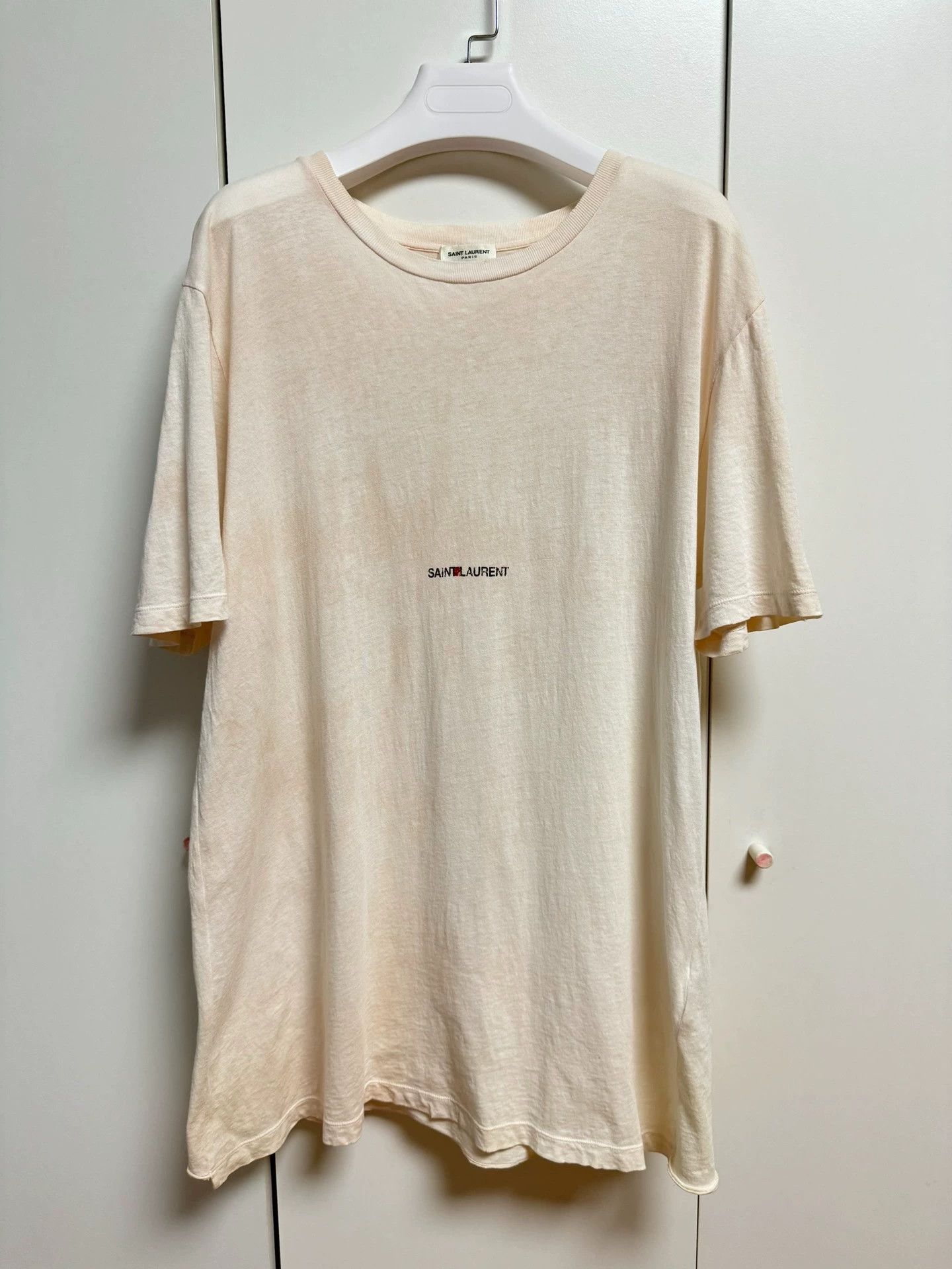 Saint Laurent Paris Saint Laurent Paris Basic logo short sleeved shirt Size US S / EU 44-46 / 1 - 1 Thumbnail