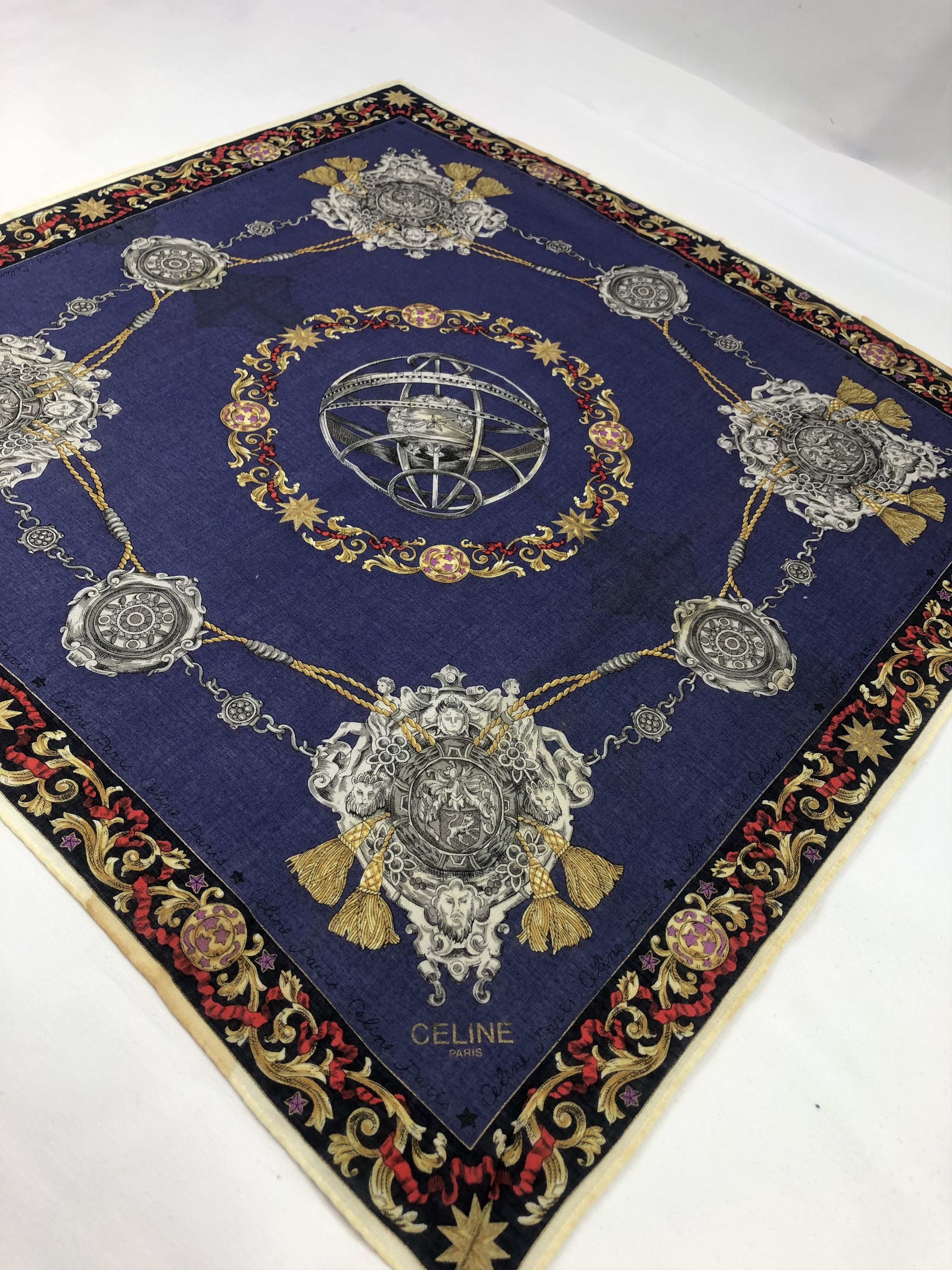 Celine Celine Handkerchief / Bandana / Neckerchief / Headscarf Size ONE SIZE - 4 Thumbnail