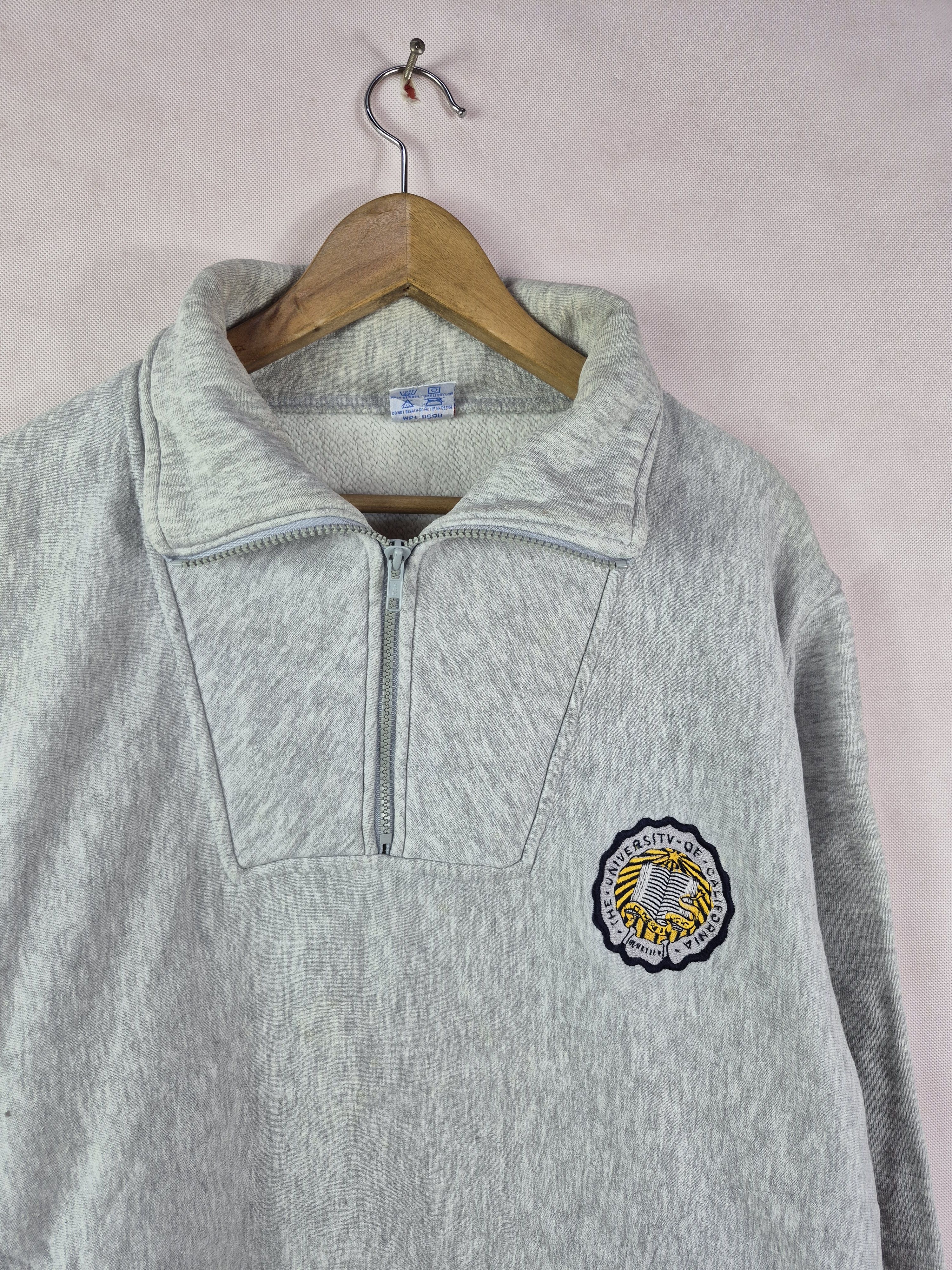 Vintage 🔥 Rare Vintage MVP Pro Weave UCLA Half Zip Sweater Size US XL / EU 56 / 4 - 2 Thumbnail