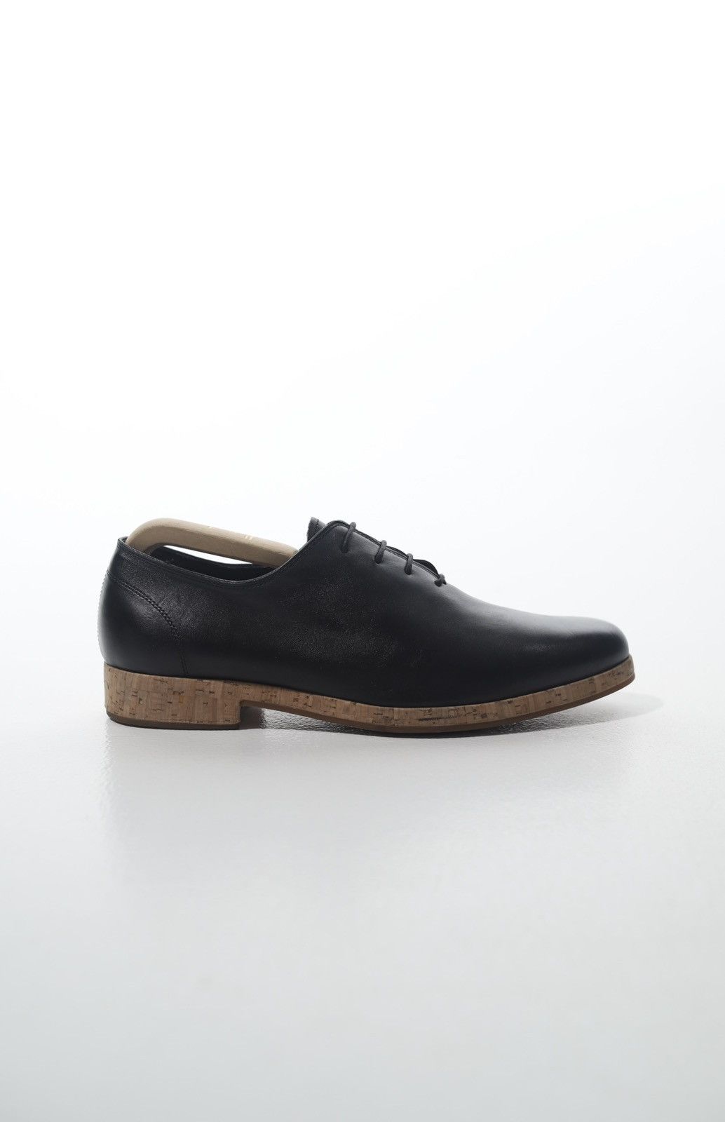 Givenchy GIVENCHY Oxfords Leather Shoes Lace Up Cork Soles Black Mens Size US 8 / EU 41 - 3 Thumbnail
