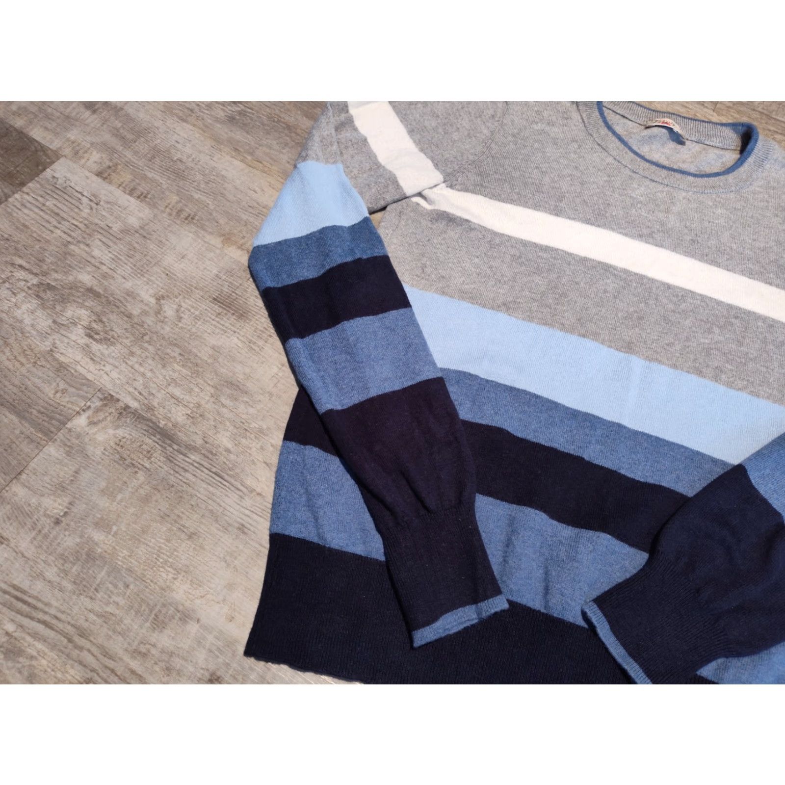 Faherty Faherty Women's Ollie Crew Striped Sweater Size S Multicolor Cashmere Blend Casual Fall Winter Mens Size S / US 4 / IT 40 - 3 Thumbnail