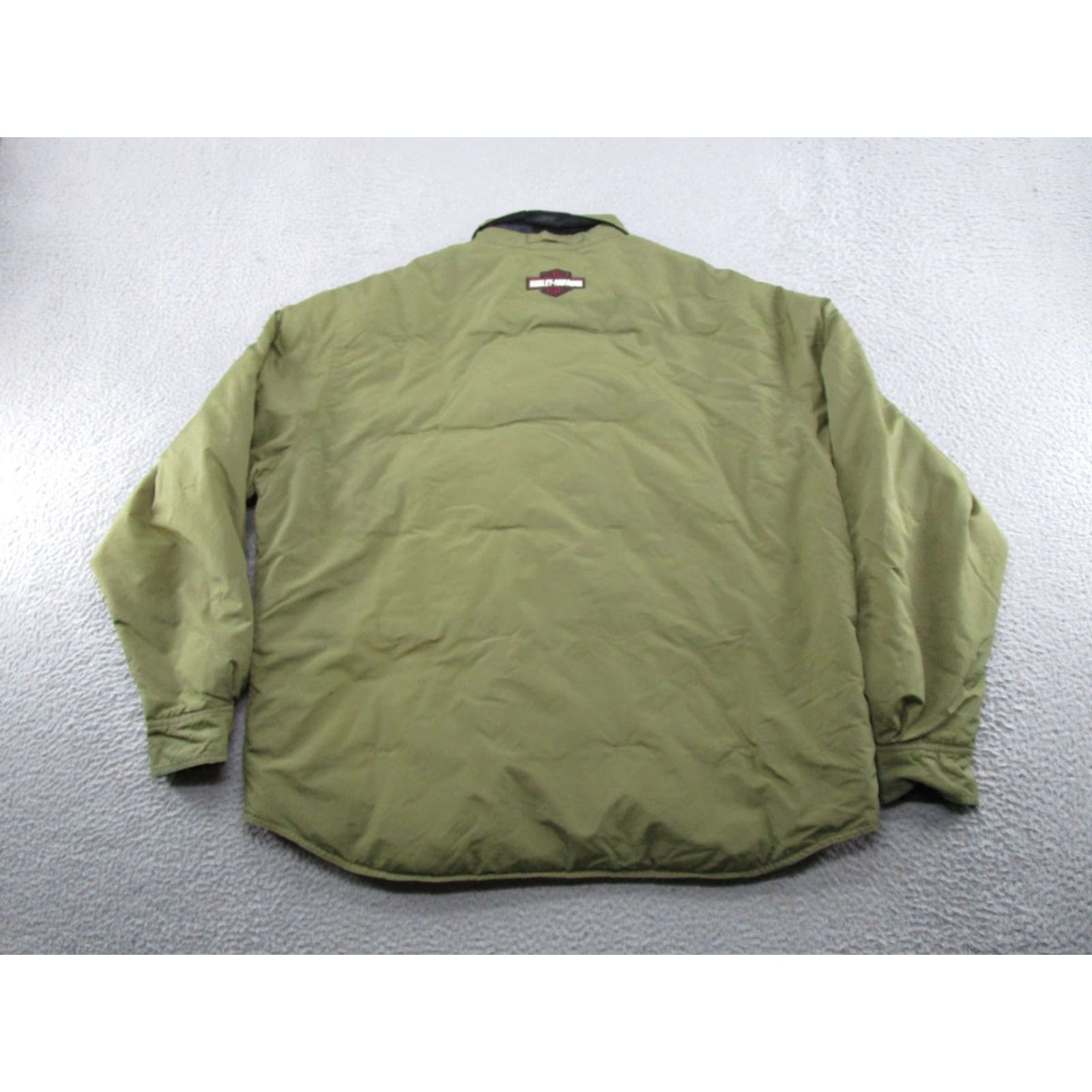 Harley Davidson Harley-Davidson Jacket Reversible Women’s 22L Army Green Damaged Thrash DAMAGED THRASH Read Size 3XL / US 20-22 - 5 Thumbnail