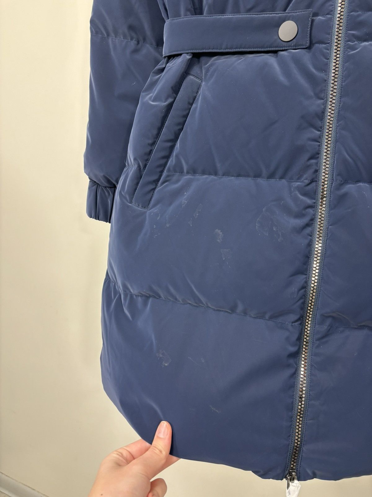 Cop Copine Cop Copine Women’s NWT Poutou Blue Hooded Down Puffer Jacket Size M / US 6-8 / IT 42-44 - 5 Thumbnail
