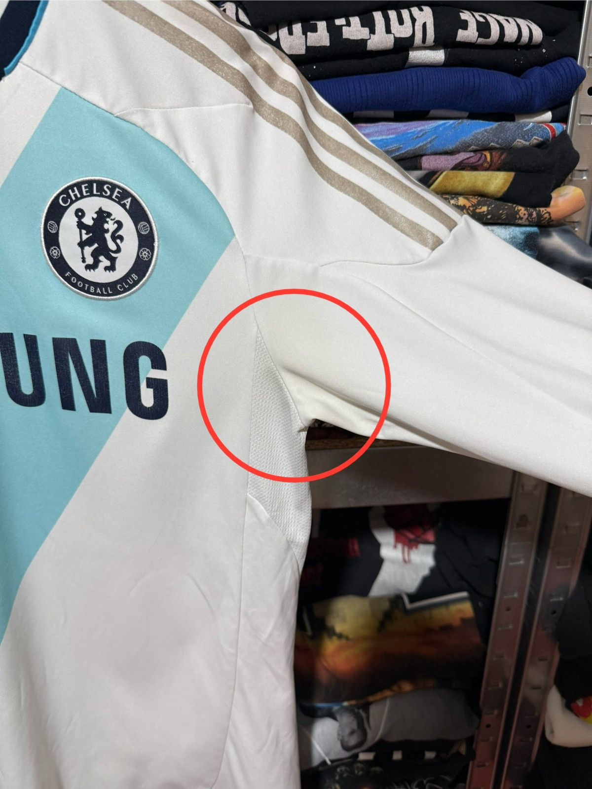 Adidas Adidas 2012 2013 FC Chelsea Away Lampard Soccer Jersey Size US S / EU 44-46 / 1 - 14 Thumbnail