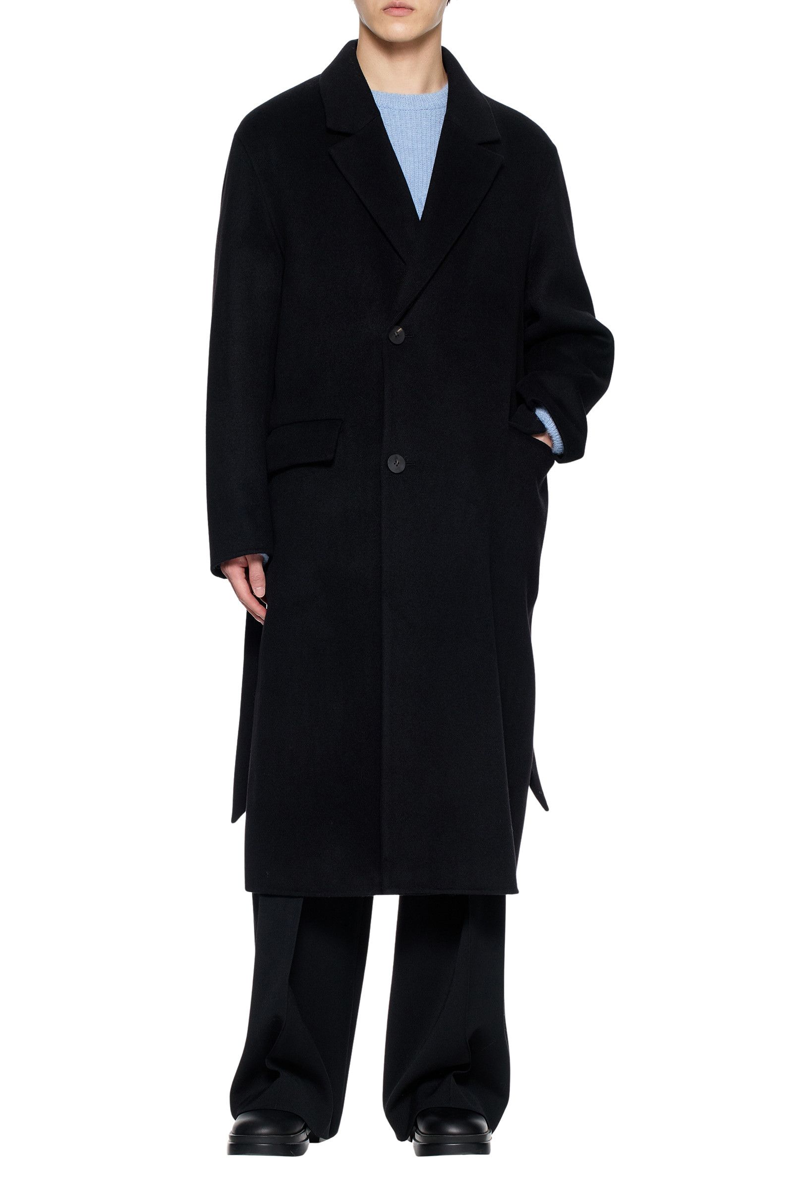 Wooyoungmi Wooyoungmi Black Single-Breasted Coat Size US S / EU 44-46 / 1 - 1 Thumbnail