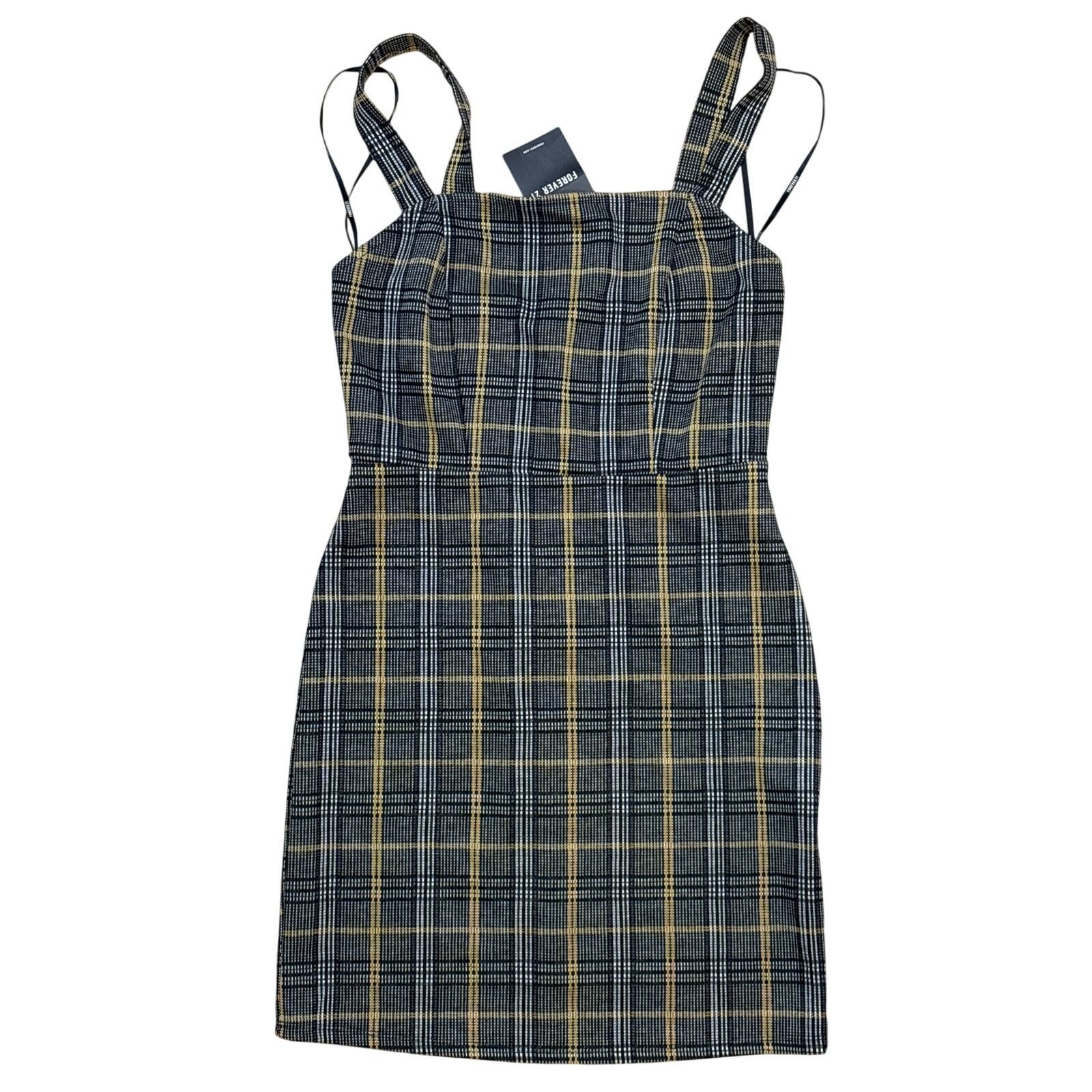 Forever 21 Forever 21 dress plaid checkered bodycon NWT Small Size S / US 4 / IT 40 - 1 Thumbnail