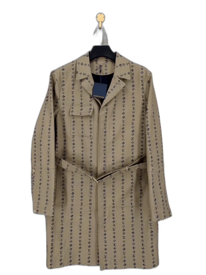 Louis Vuitton Louis Vuitton Long Coat with Pattern-yf Size US L / EU 52-54 / 3 - 1 Thumbnail