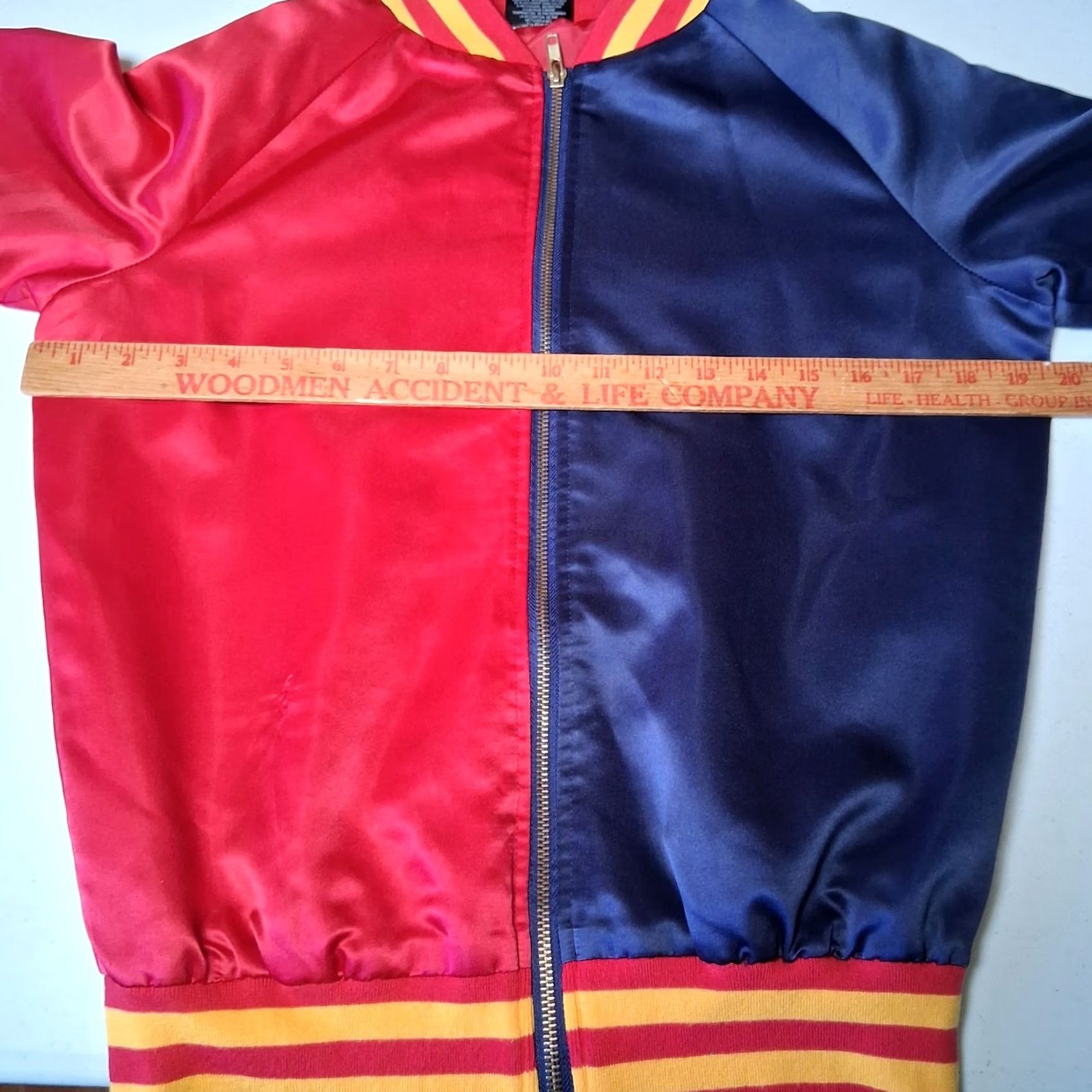 Vintage VINTAGE Batman Harley Quinn Property Of Joker Satin Bomber Jacket S Red Blue DC Comics Size S / US 4 / IT 40 - 6 Thumbnail