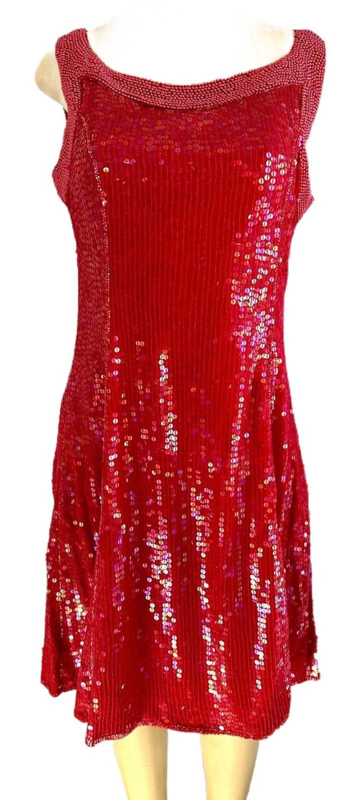 Other Sequin Dress Red size 12 Size XL / US 12-14 / IT 48-50 - 1 Thumbnail