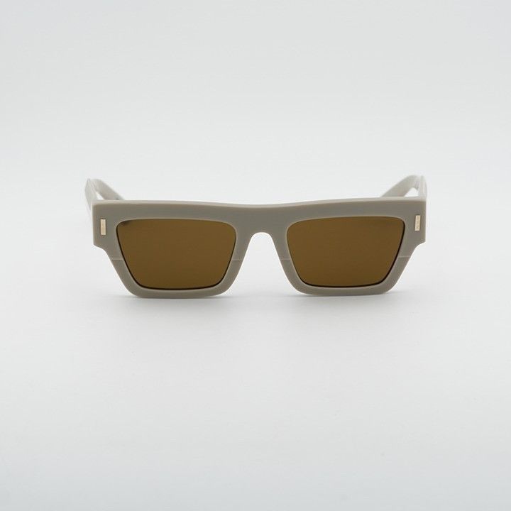Calvin Klein Calvin Klein CK25510S 209 Unisex Sunglasses Beige Rectangle Size ONE SIZE - 2 Thumbnail