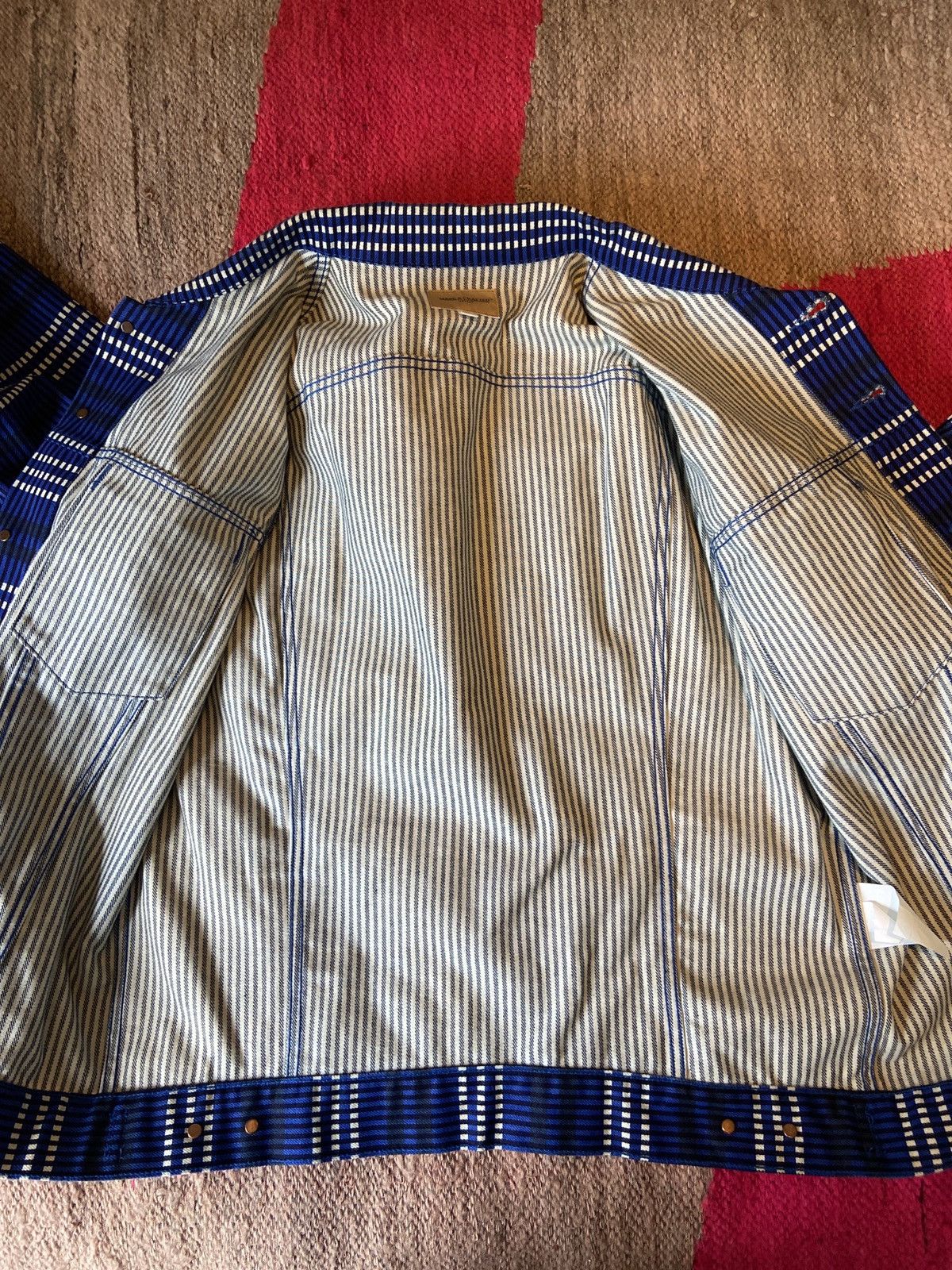 Levi's Made & Crafted Levi's Made and Crafted Denim Pattered Jacket Size US XXL / EU 58 / 5 - 8 Thumbnail