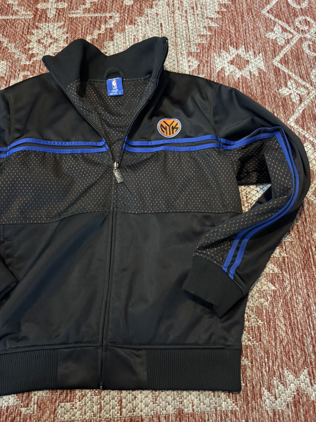 NBA New York Knicks track jacket size meduim OG black Size US M / EU 48-50 / 2 - 2 Thumbnail