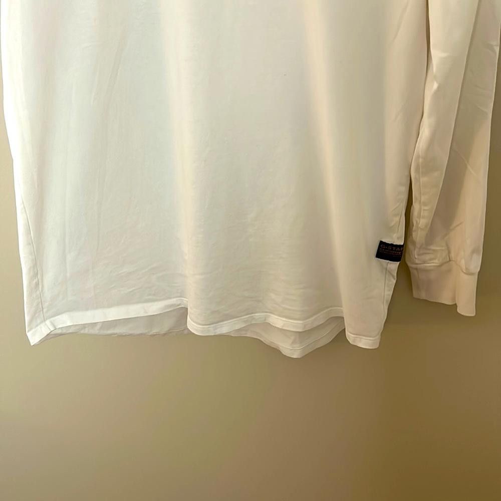 Designer LS tee (Lash) - G-Star RAW - Large - White - 100% Org Ctn Size US L / EU 52-54 / 3 - 4 Thumbnail