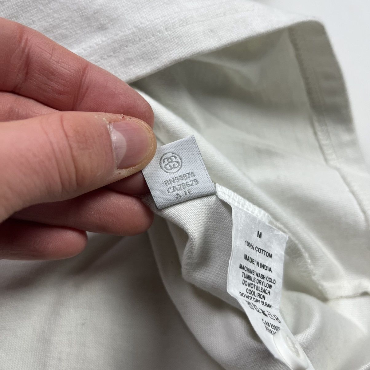 Stussy × Vintage Stussy Vintage Streetwear Polo Skateboarding White Size US M / EU 48-50 / 2 - 8 Thumbnail