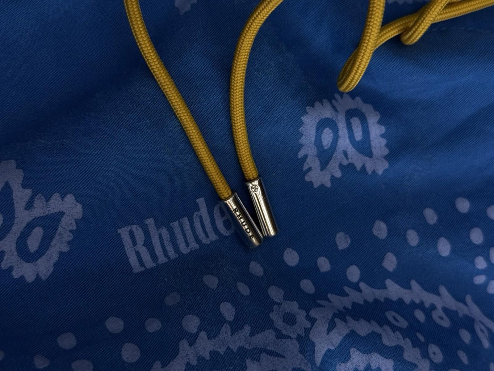 Rhude Rhude Logo Shorts Blue White Summer 100% Authentic (Large) Size US 34 / EU 50 - 6 Thumbnail