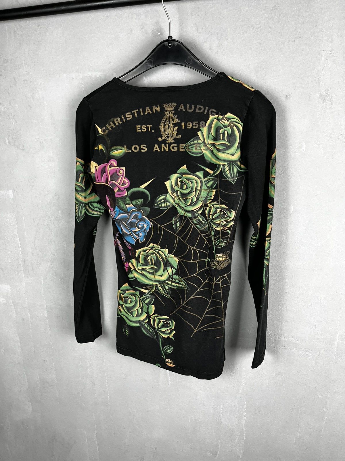 Christian Audigier Christian audigier long sleeve vintage size L Size M / US 6-8 / IT 42-44 - 2 Thumbnail