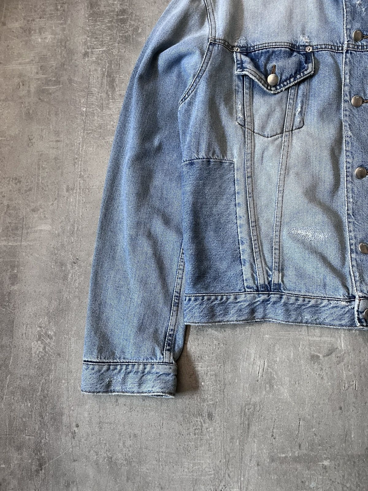 Alexander McQueen Alexander McQueen 2014 denim jacket jeans blue Size US L / EU 52-54 / 3 - 2 Thumbnail