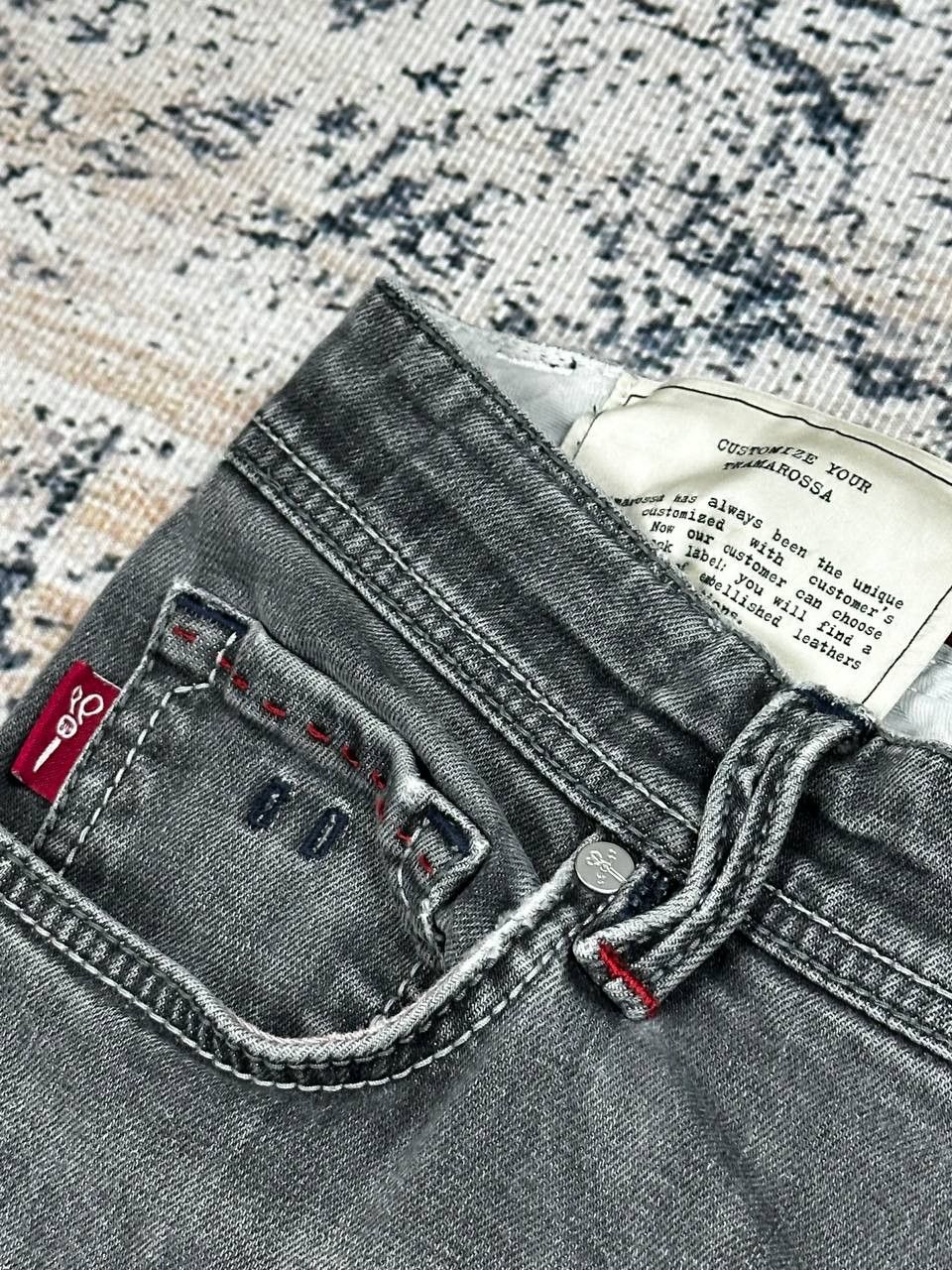 Other RRP250$ Sartoria Tramarossa 1967 Luxury Grey Italian Denim Size US 30 / EU 46 - 6 Thumbnail