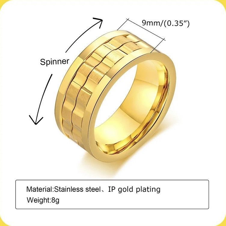 Other Spinner Wedding Band Ring Size ONE SIZE - 2 Thumbnail
