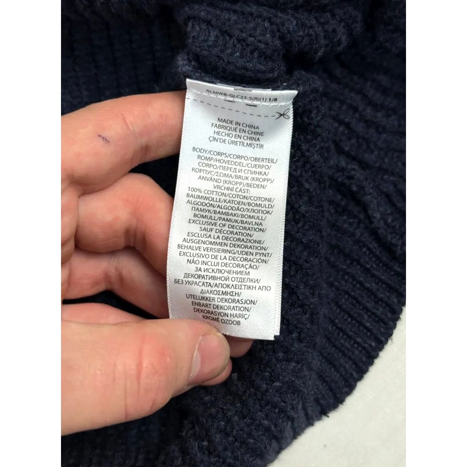 Polo Ralph Lauren VINTAGE Polo Ralph Lauren Cardigan Sweater Shirt XL Blue (Men) Size US XL / EU 56 / 4 - 5 Thumbnail