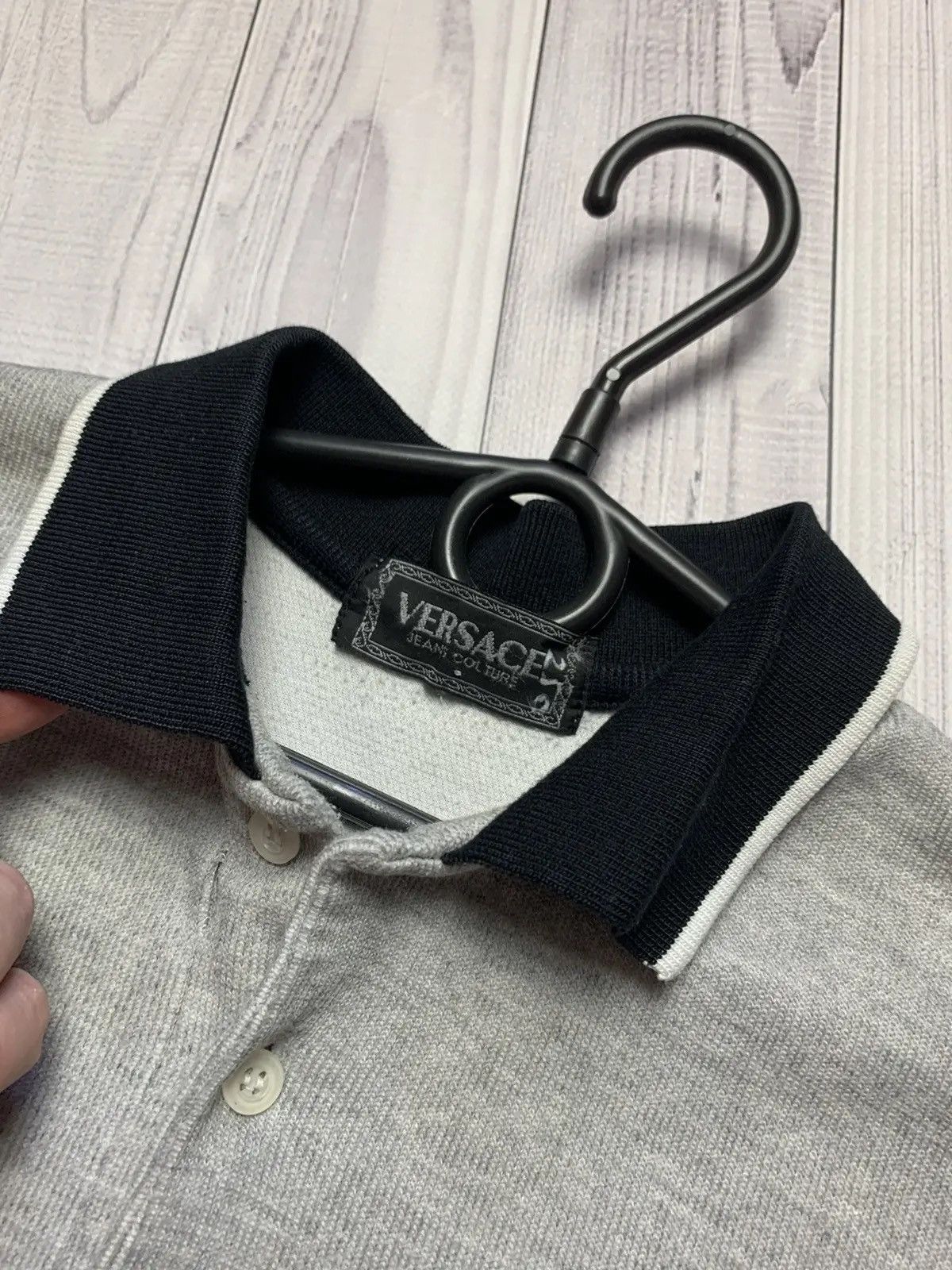 Versace Jeans Couture Vintage polo Versace rare embroidered logo size L Size US L / EU 52-54 / 3 - 4 Thumbnail
