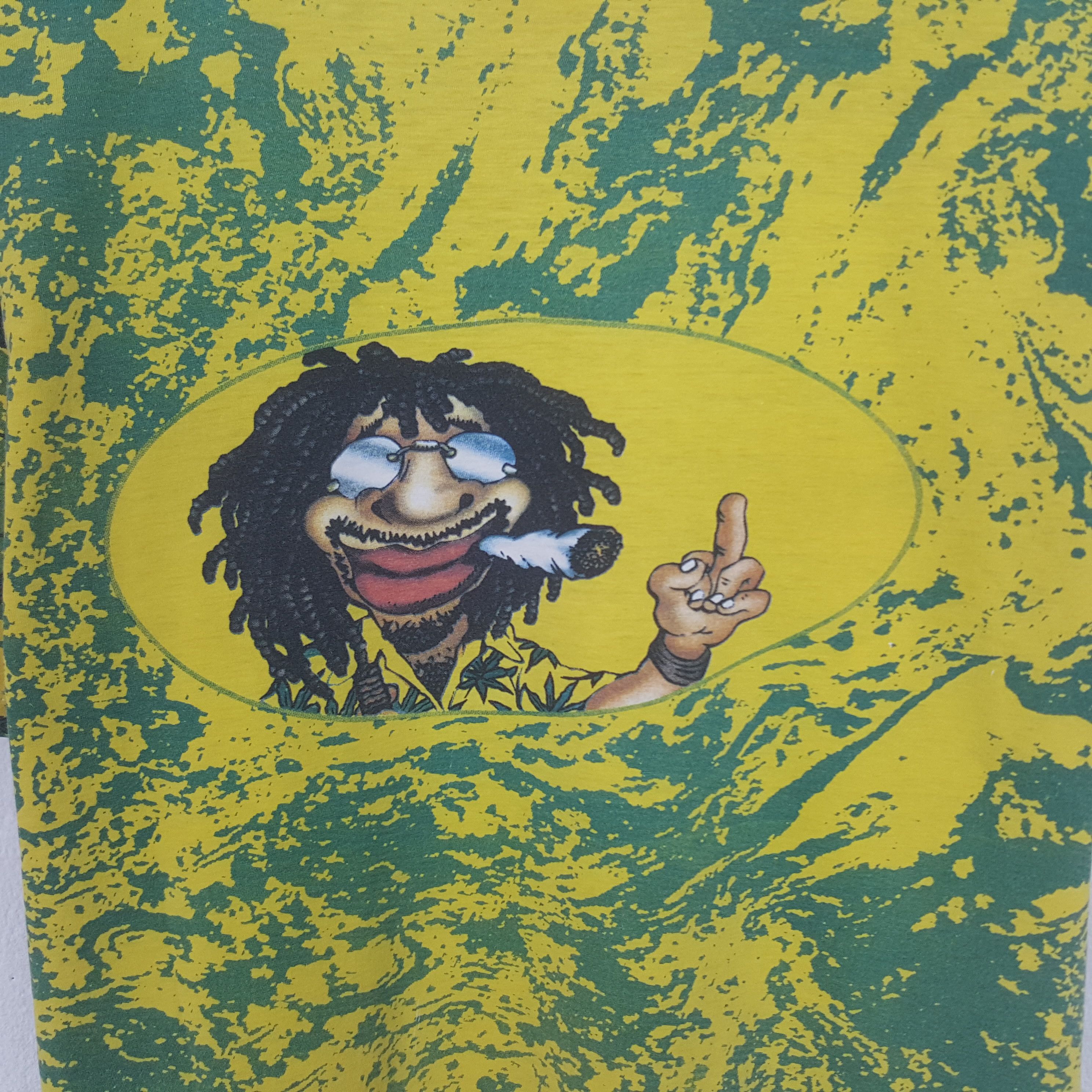 Band Tees Vintage Bob Marley American Singer Tshirt Size US XL / EU 56 / 4 - 4 Thumbnail