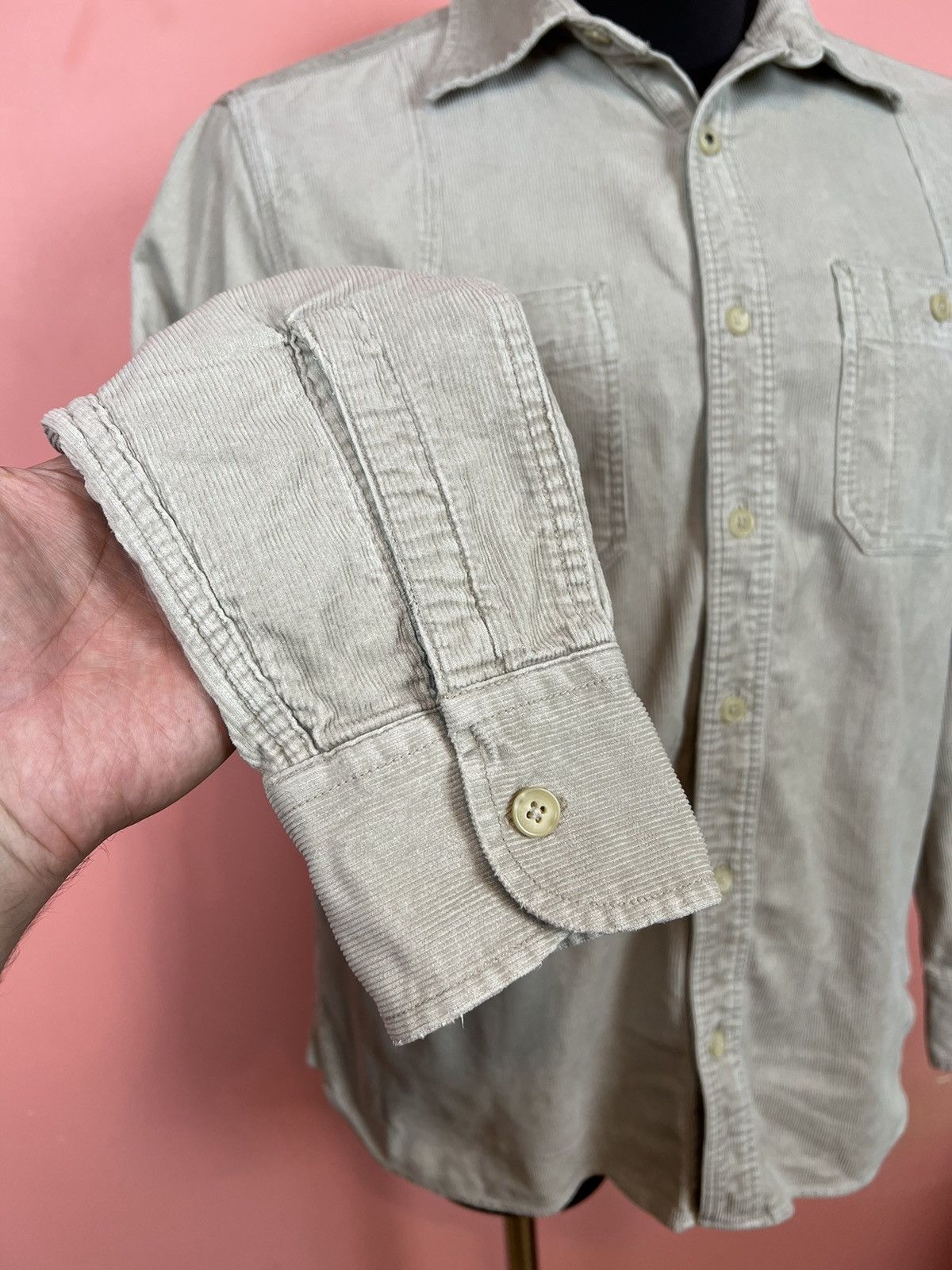 Nigel Cabourn Nigel Cabourn uutility shirt velvet shirt button ups rare Size US M / EU 48-50 / 2 - 4 Thumbnail
