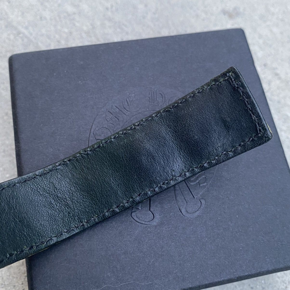 Chrome Hearts Chrome Hearts Green Lizard Skin Star Snap Bracelet Size ONE SIZE - 6 Thumbnail