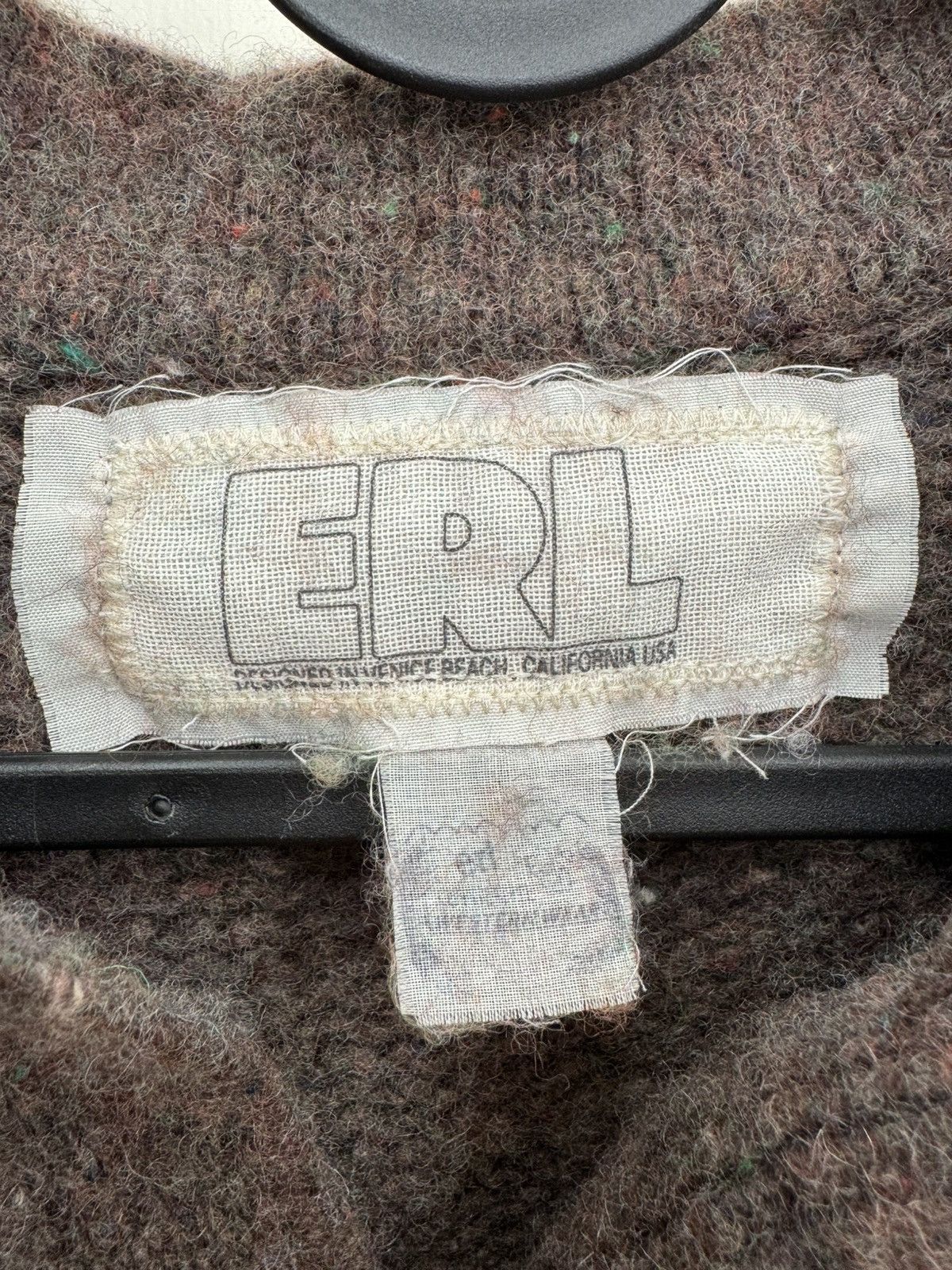 ERL ERL Brown Wool Knit Polo Shirt Size US M / EU 48-50 / 2 - 3 Thumbnail