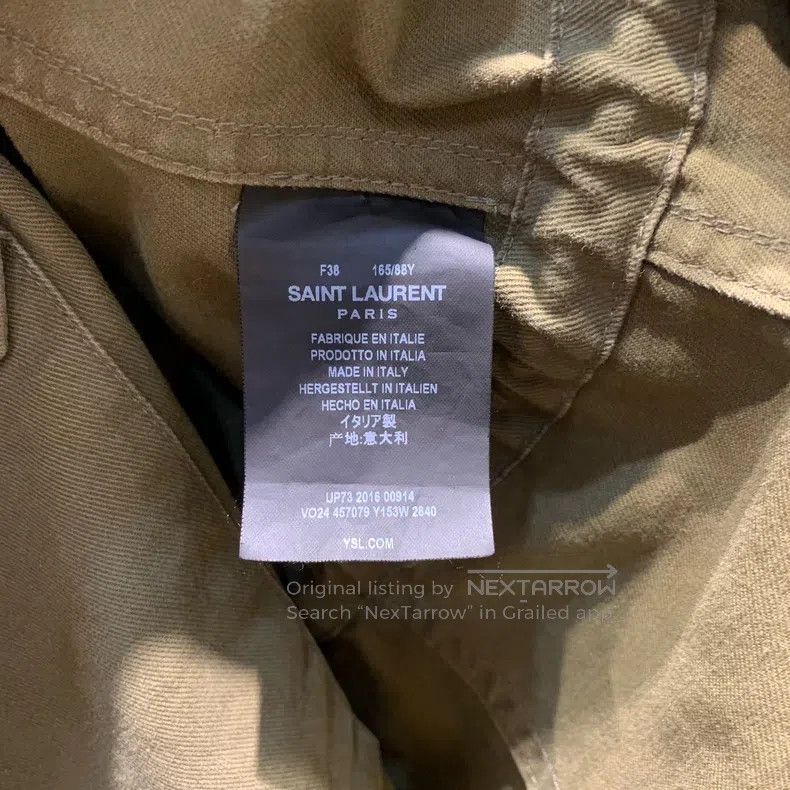 Saint Laurent Paris Saint Laurent Paris Best-selling Shark Embroidered Jacket Size XS / US 0-2 / IT 36-38 - 4 Thumbnail