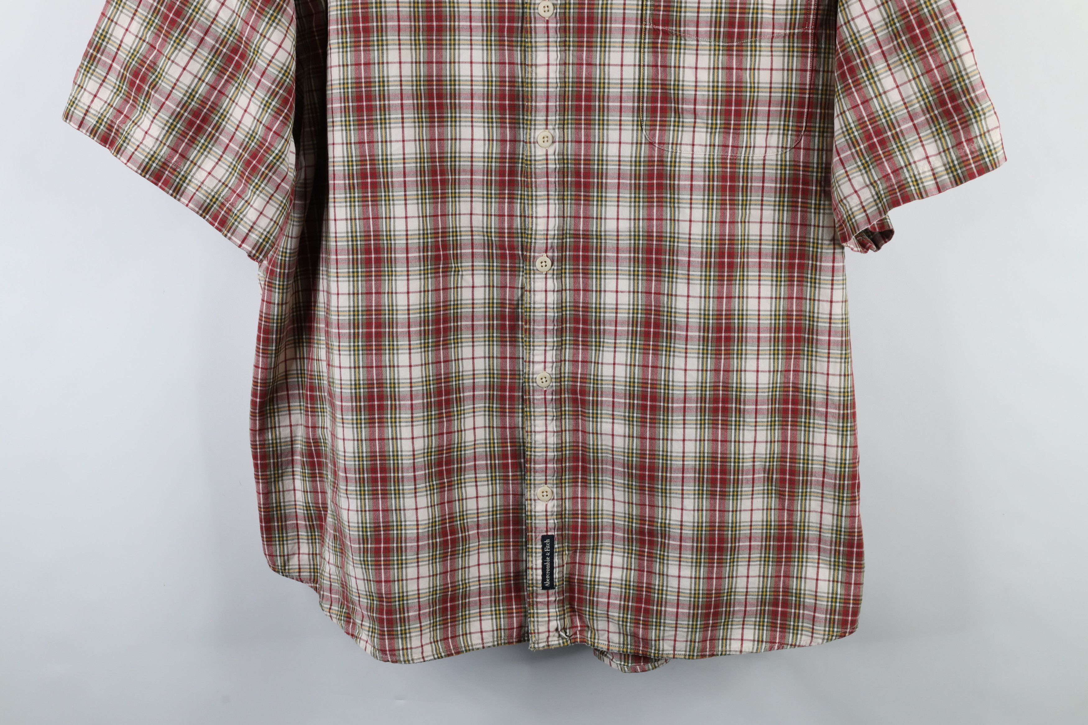Abercrombie & Fitch × Vintage Vintage 90s Abercrombie & Fitch Biggest Shirt Button Shirt Size US XL / EU 56 / 4 - 3 Thumbnail