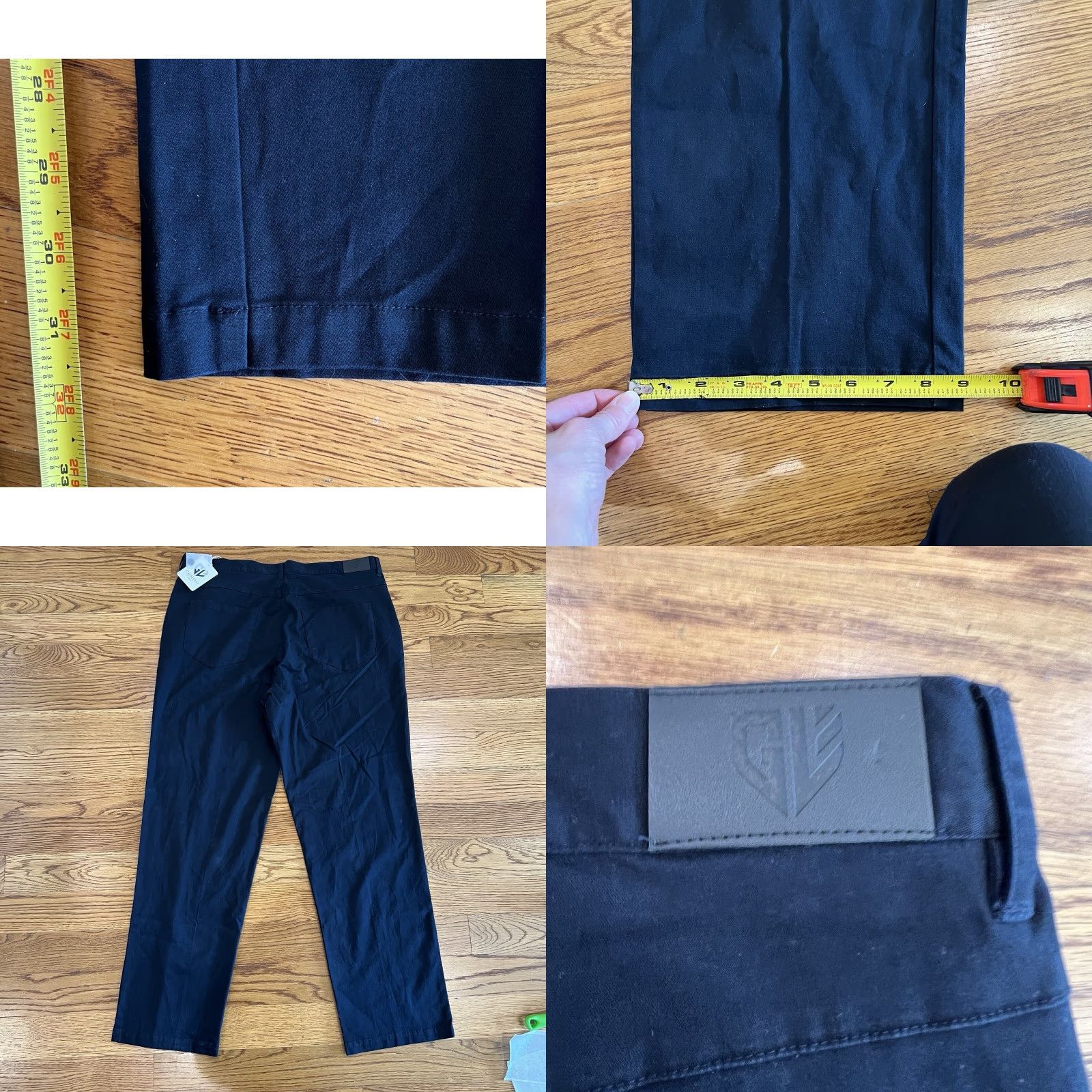 Vintage Graham Richmond Pants Black 40x32 Regular Straight Zip Front Front Flat Front Modern Tailored Men’s Pants Size US 40 / EU 56 - 8 Thumbnail