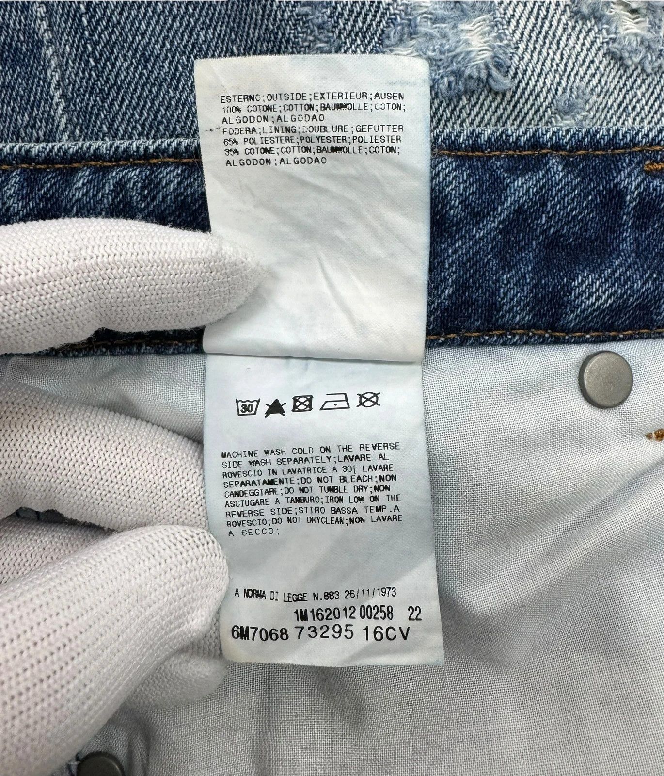 Pierre Balmain Pierre Balmain Ripped Jeans size 27 Size 27" / US 4 / IT 40 - 14 Thumbnail