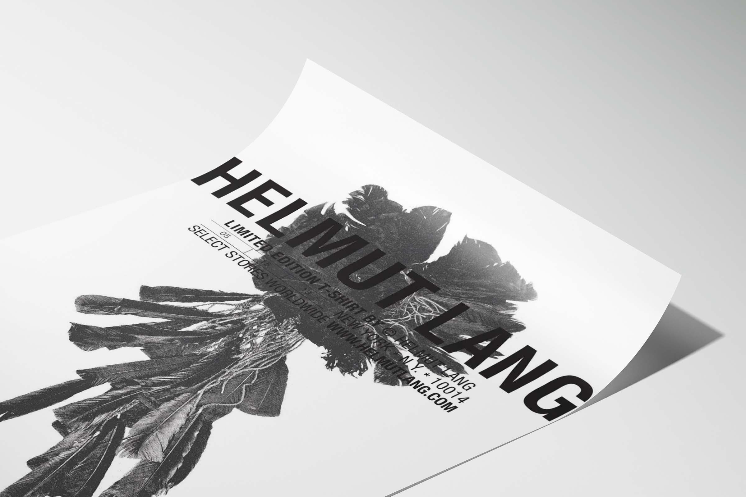 Helmut Lang 90s Helmut Lang Poster Gift Vintage Archive Art Book Logo Size ONE SIZE - 5 Thumbnail