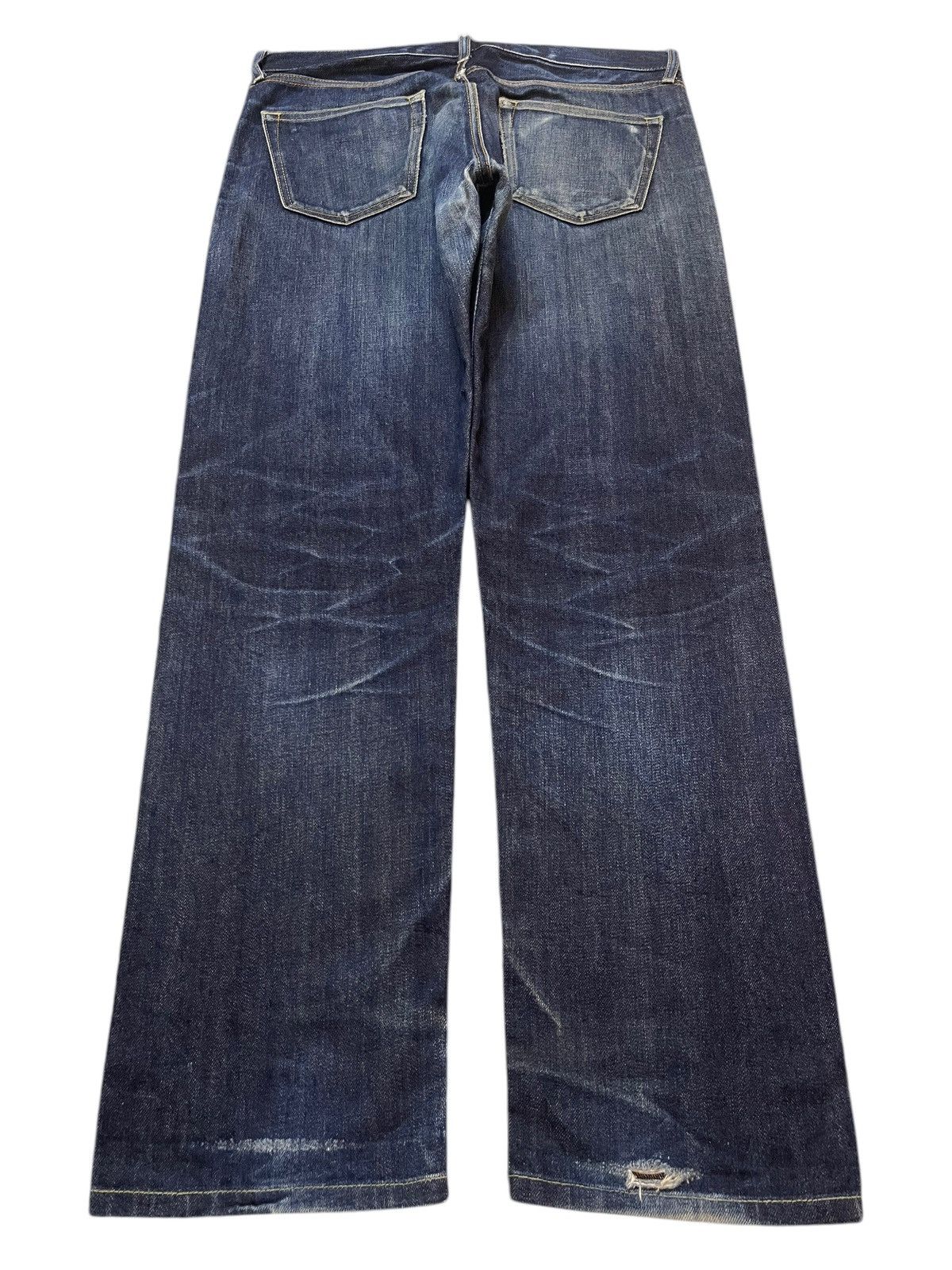Uniqlo Vintage Japanese Uniqlo Selvedge Blue Faded Wash Style Jeans Size US 34 / EU 50 - 3 Thumbnail