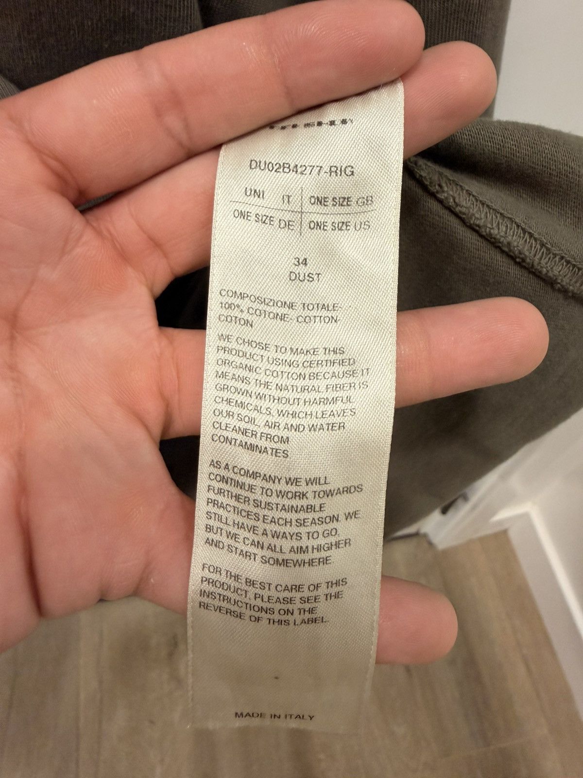 Rick Owens Drkshdw Dust Crewneck Size US L / EU 52-54 / 3 - 4 Thumbnail