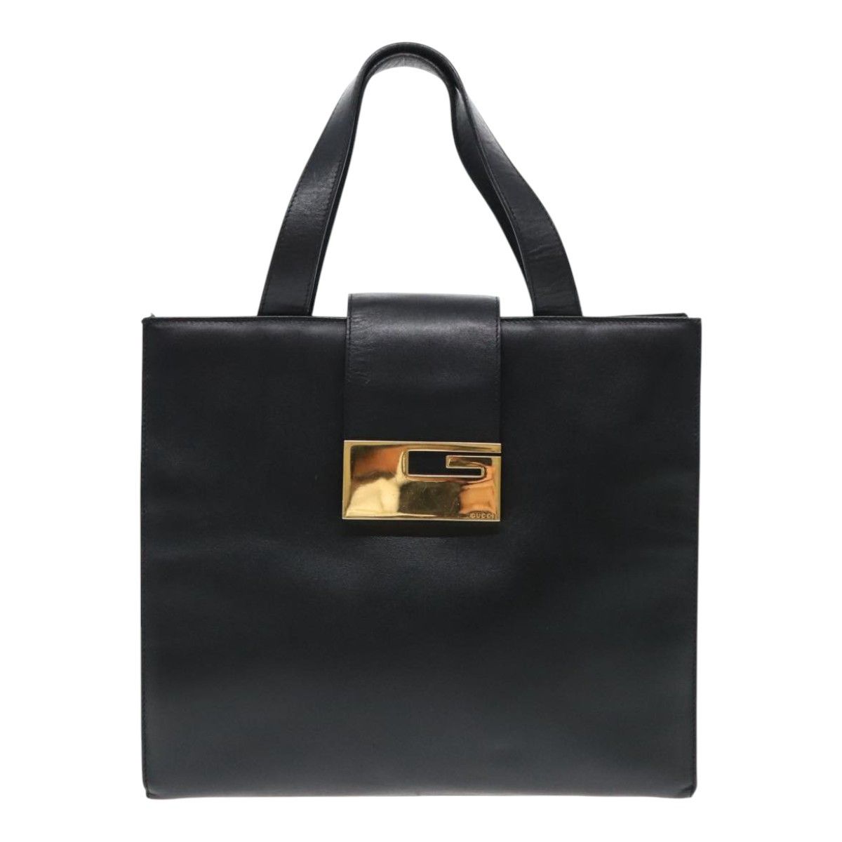 Gucci Black Leather Handbag (Pre-Owned) Size ONE SIZE - 1 Thumbnail