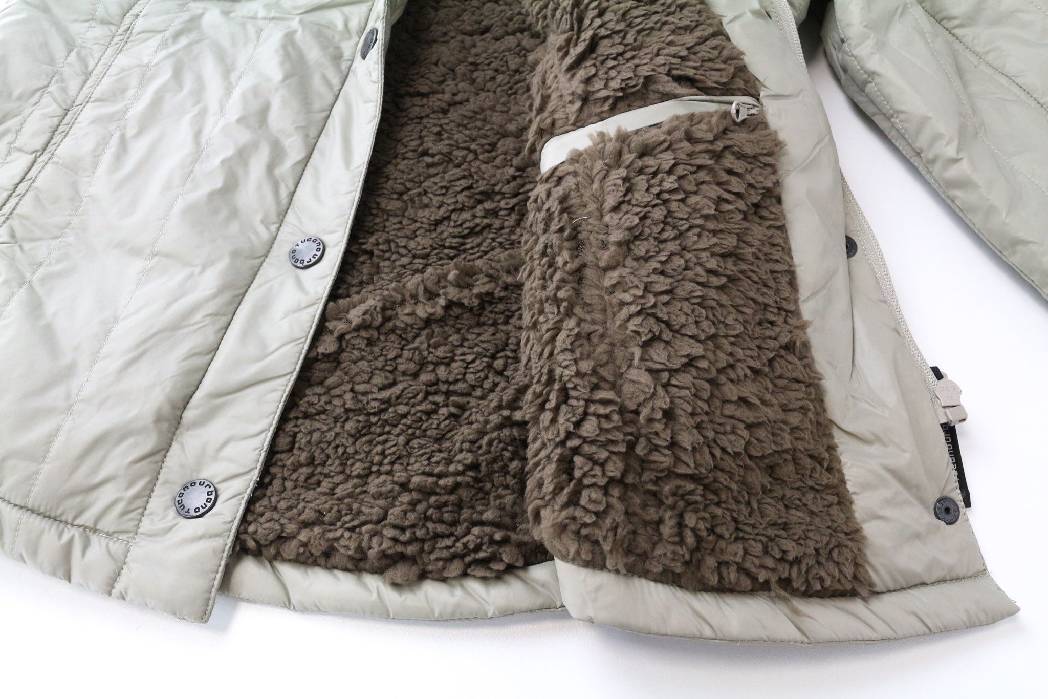 Other TRUDY IT44 Beige Windproof Moto Jacket 75269 Size XXL / US 16-18 / IT 52-54 - 8 Thumbnail