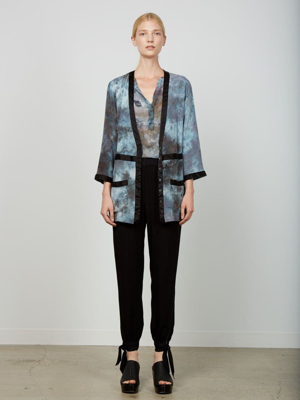 Other Raquel Allegra SMOKING ROBE Size ONE SIZE - 6 Thumbnail