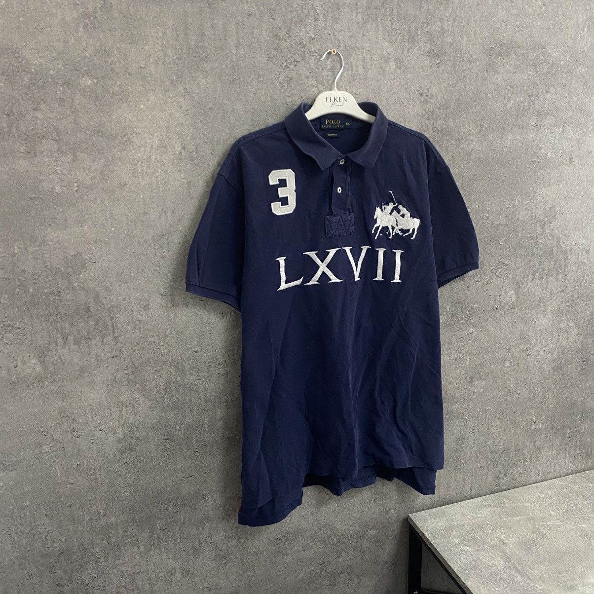 Polo Ralph Lauren Polo Ralph Lauren LXVII #3 Vintage Big Pony Polo T-Shirt 90s Size US XXL / EU 58 / 5 - 3 Thumbnail
