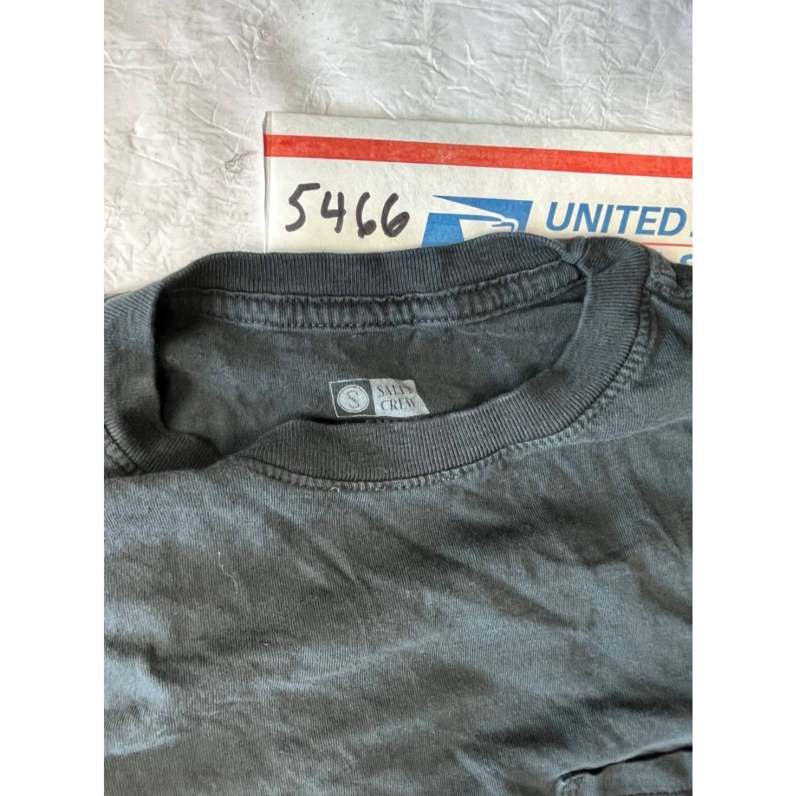 Vintage Salty Crew Shirt Short Sleeve Faded Black Mens Small Cotton Crew Neck Graphic Print Marine T-Shirt Mens Small Size US S / EU 44-46 / 1 - 7 Thumbnail