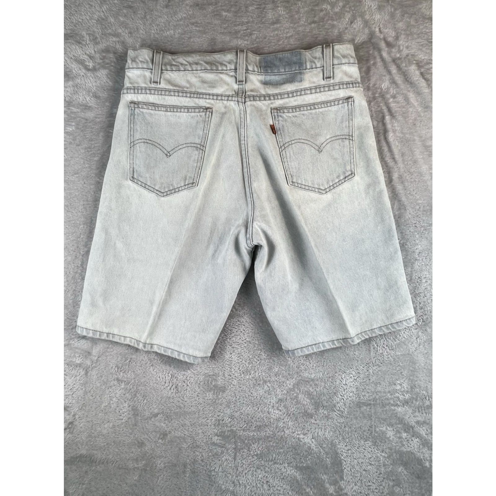 Levi's VINTAGE Levi's 505 Jorts Mens 32x8.5 Regular Fit Denim Light READ Size US 32 / EU 48 - 2 Thumbnail