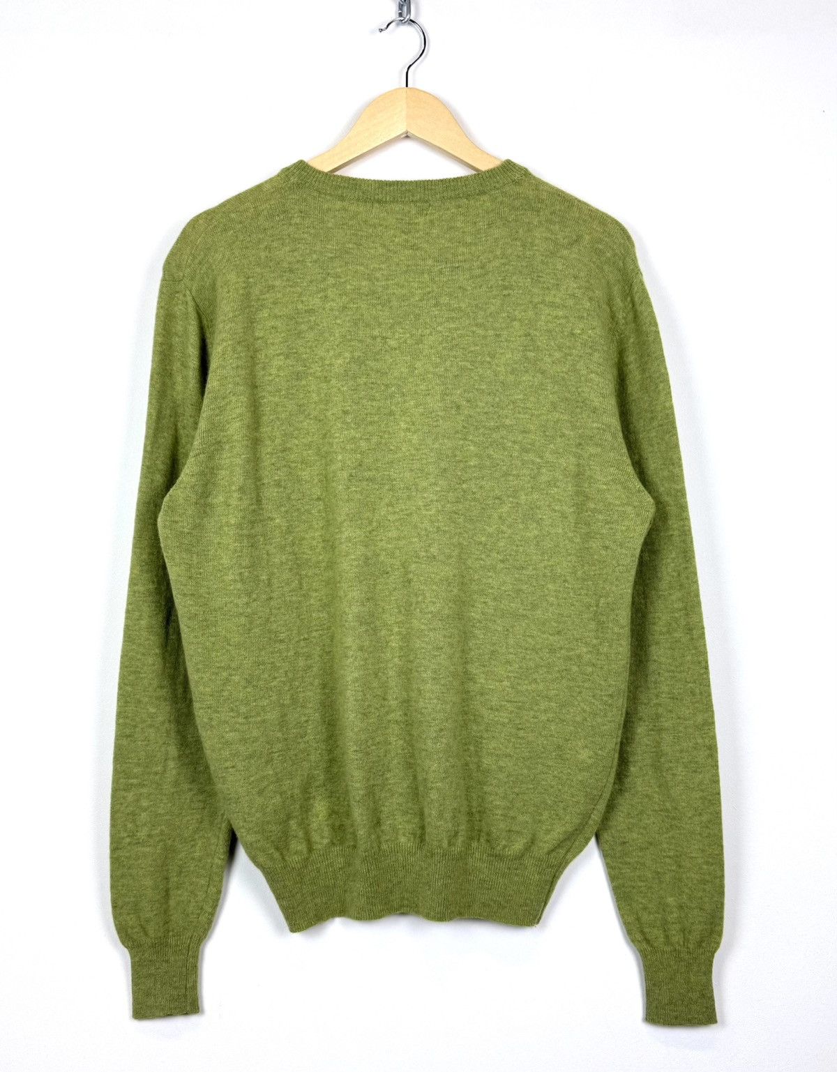 Burberry Thomas Burberry V-neck Jumper Sweater Long Sleeve Wool Nylon Size US XL / EU 56 / 4 - 6 Thumbnail
