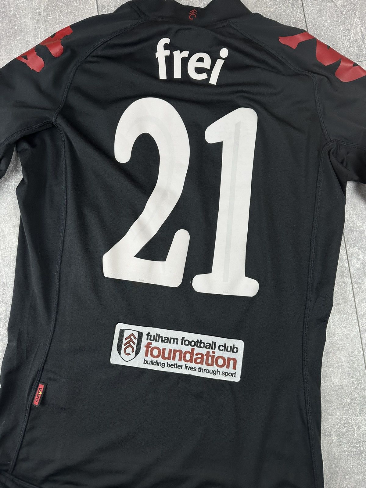 Kappa Kappa Fulham 2011/12 Away Soccer Football Jersey #21 Frei Size US S / EU 44-46 / 1 - 14 Thumbnail