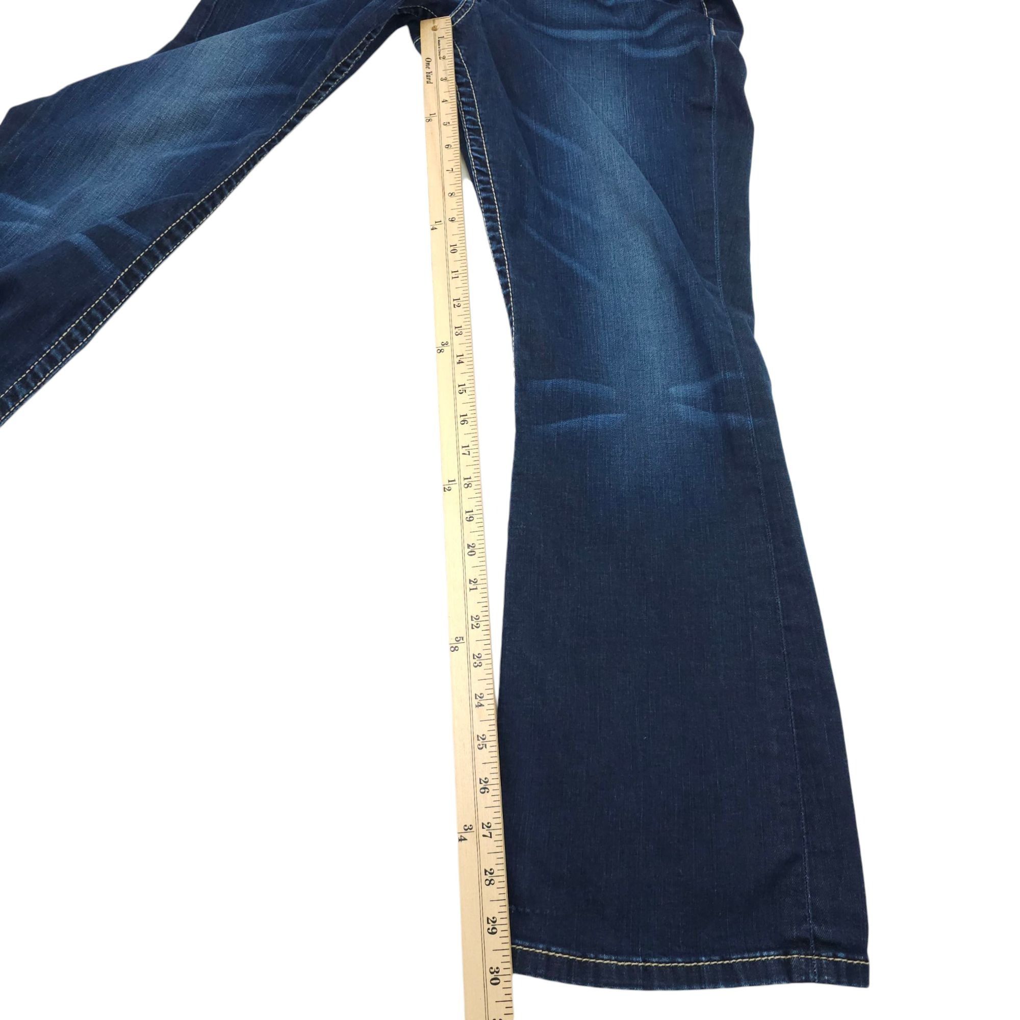 BKE BKE Dakota Boot Cut Jeans Womens Size 31 Mid Rise Dark Wash Size 31" - 5 Thumbnail
