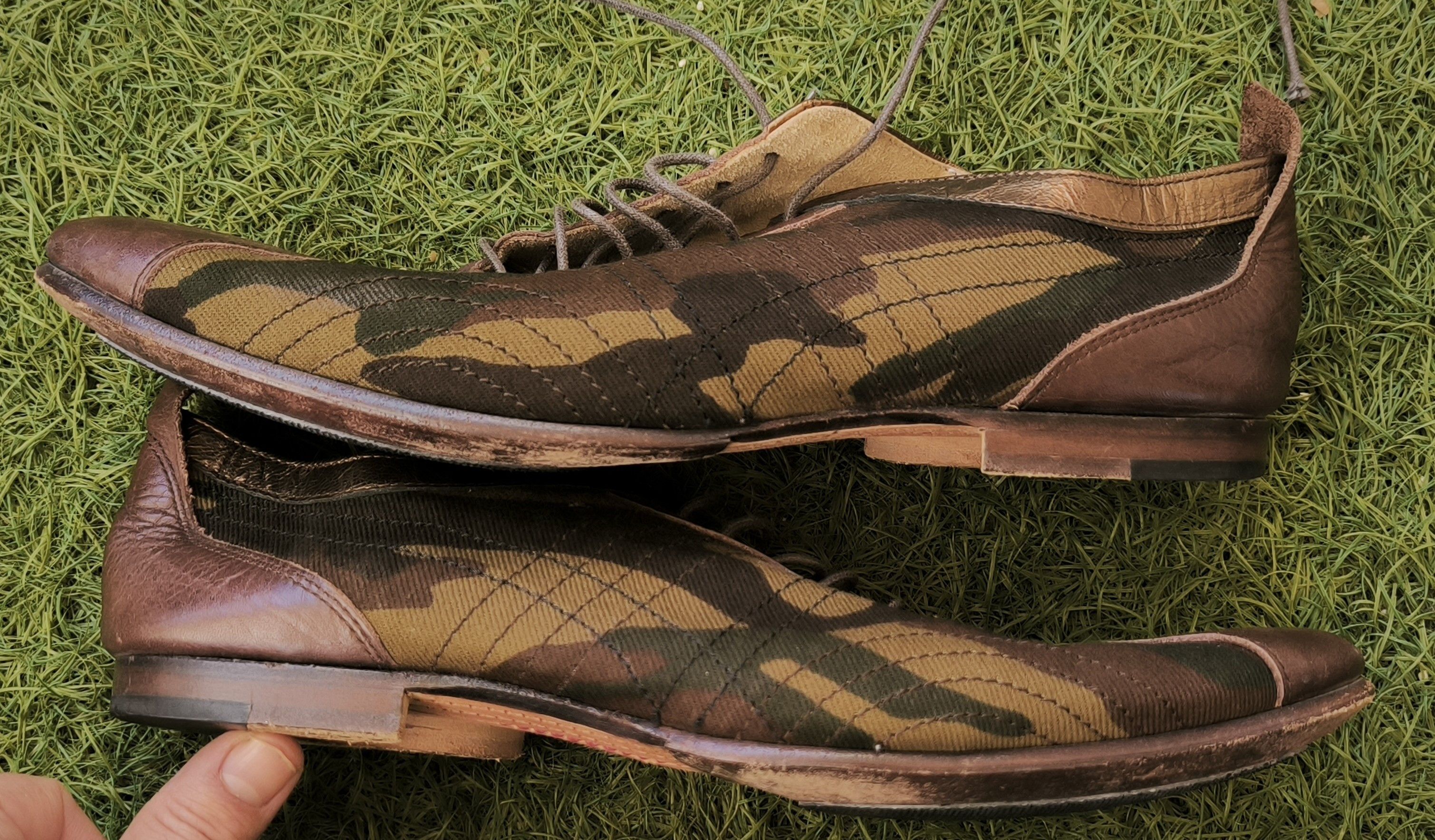 Yohji Yamamoto Yohji Yamamoto x Hiromu Takahara FEMME Camouflage Sneakers Size US 6 / IT 36 - 6 Thumbnail