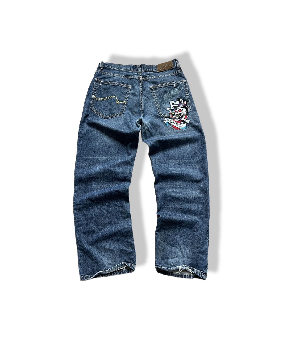 Ed Hardy Vintage Style Ed Hardy Jeans by Christian Audigier Pants Size US 34 / EU 50 - 1 Thumbnail