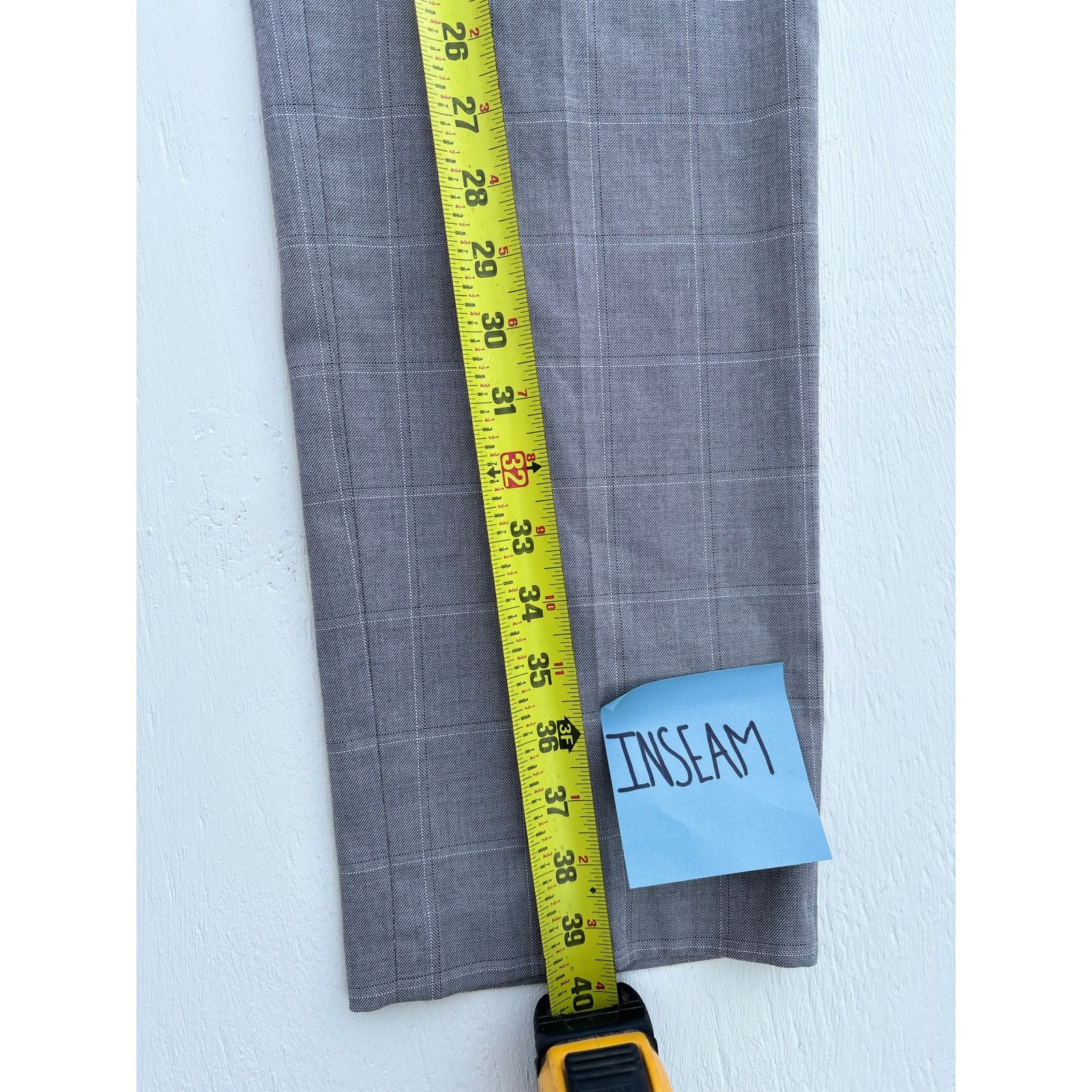 Polo Ralph Lauren Vintage Ralph Luaren Ralph Slim Fit Grey Checkered Size US 34 / EU 50 - 5 Thumbnail